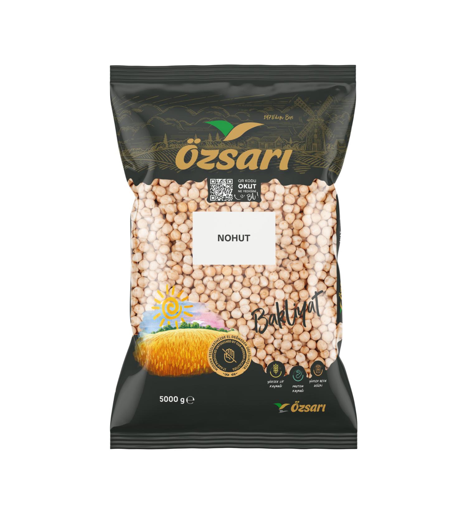 ZSARI Yellow Chickpeas 8.5 Mm 5 Kg
