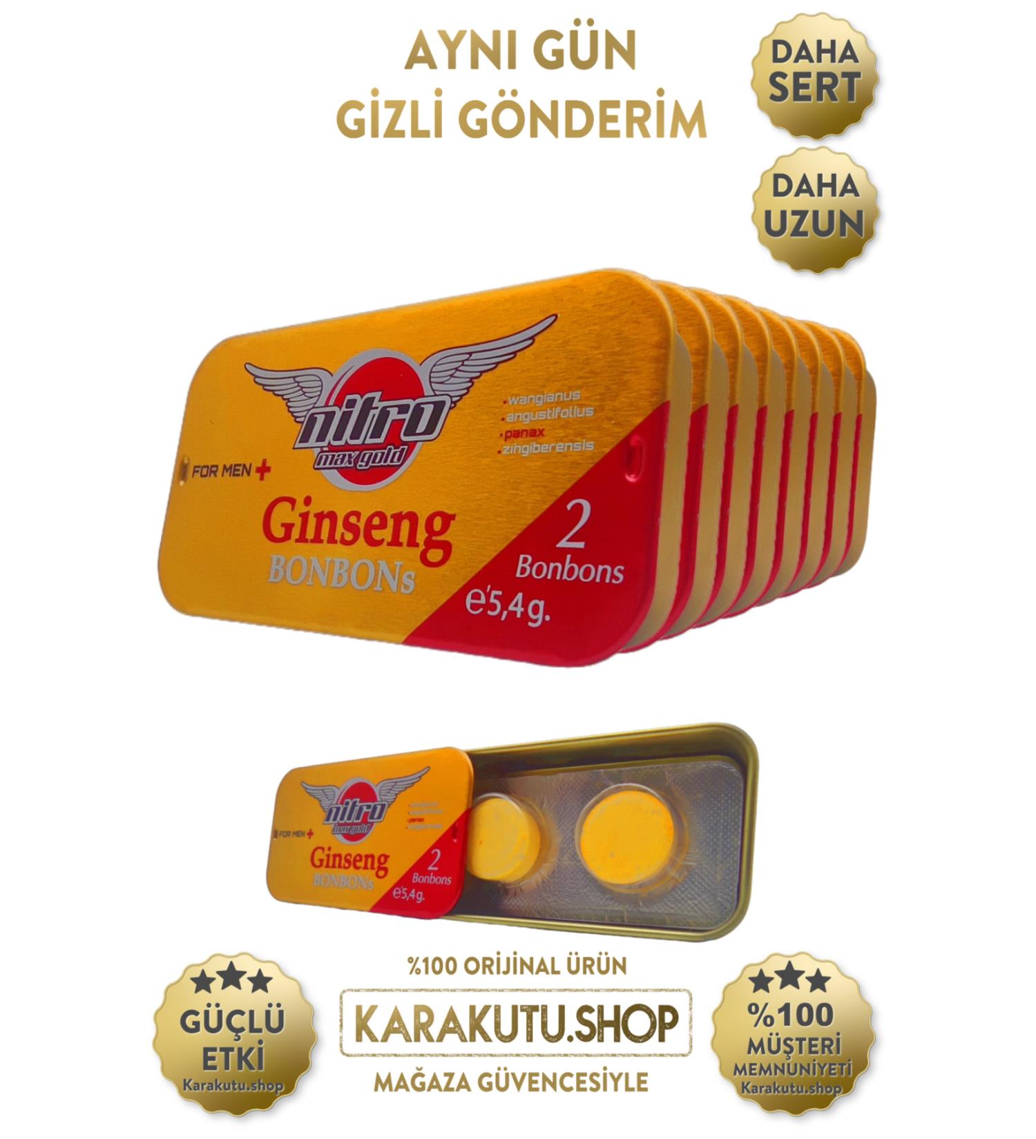 Nitro Ginseng Bonbons 8 pieces - Buy Online on GoSupps.com