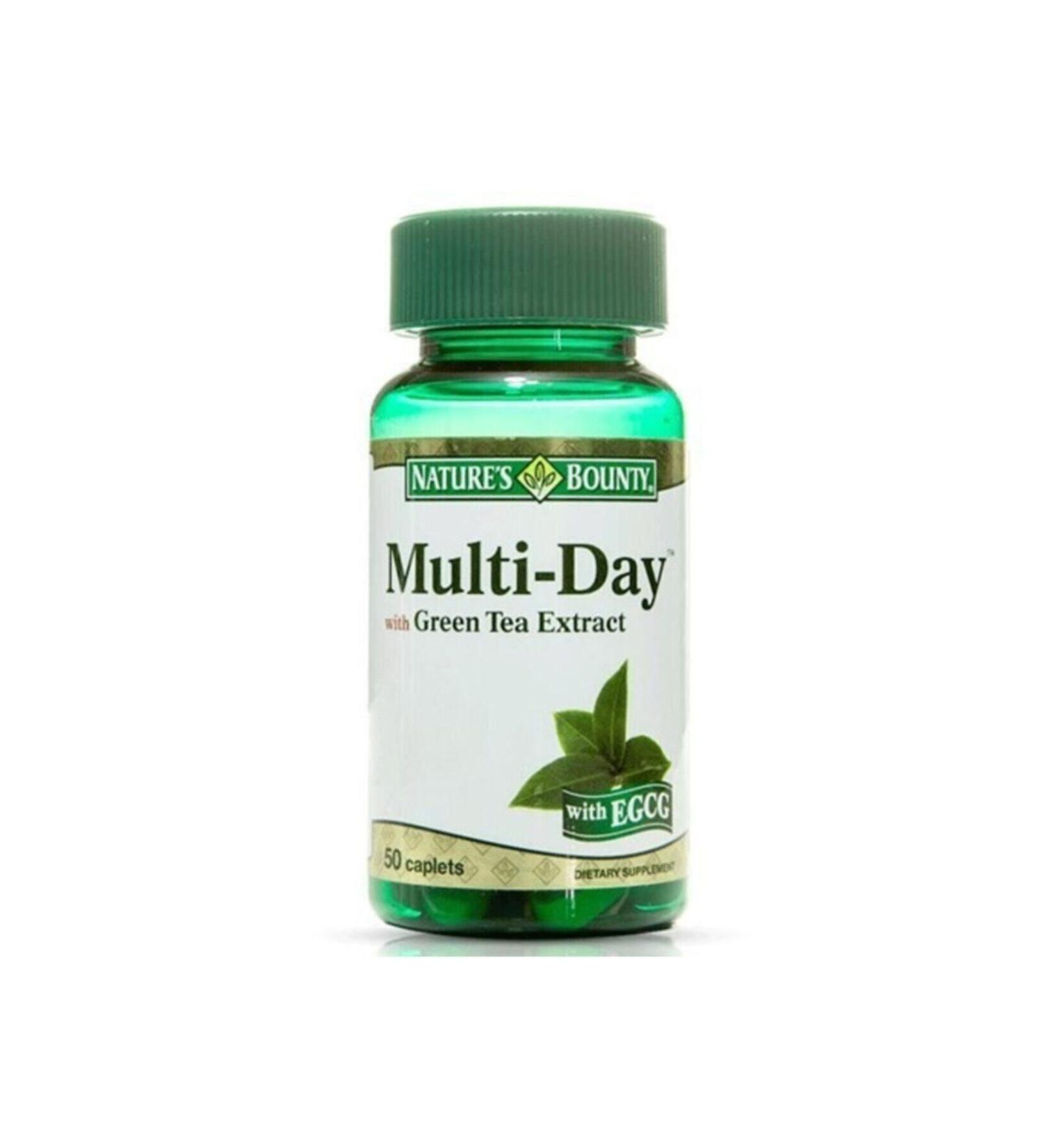 Natures Bounty Multi-day With Green Tea Extract 50 Tablets