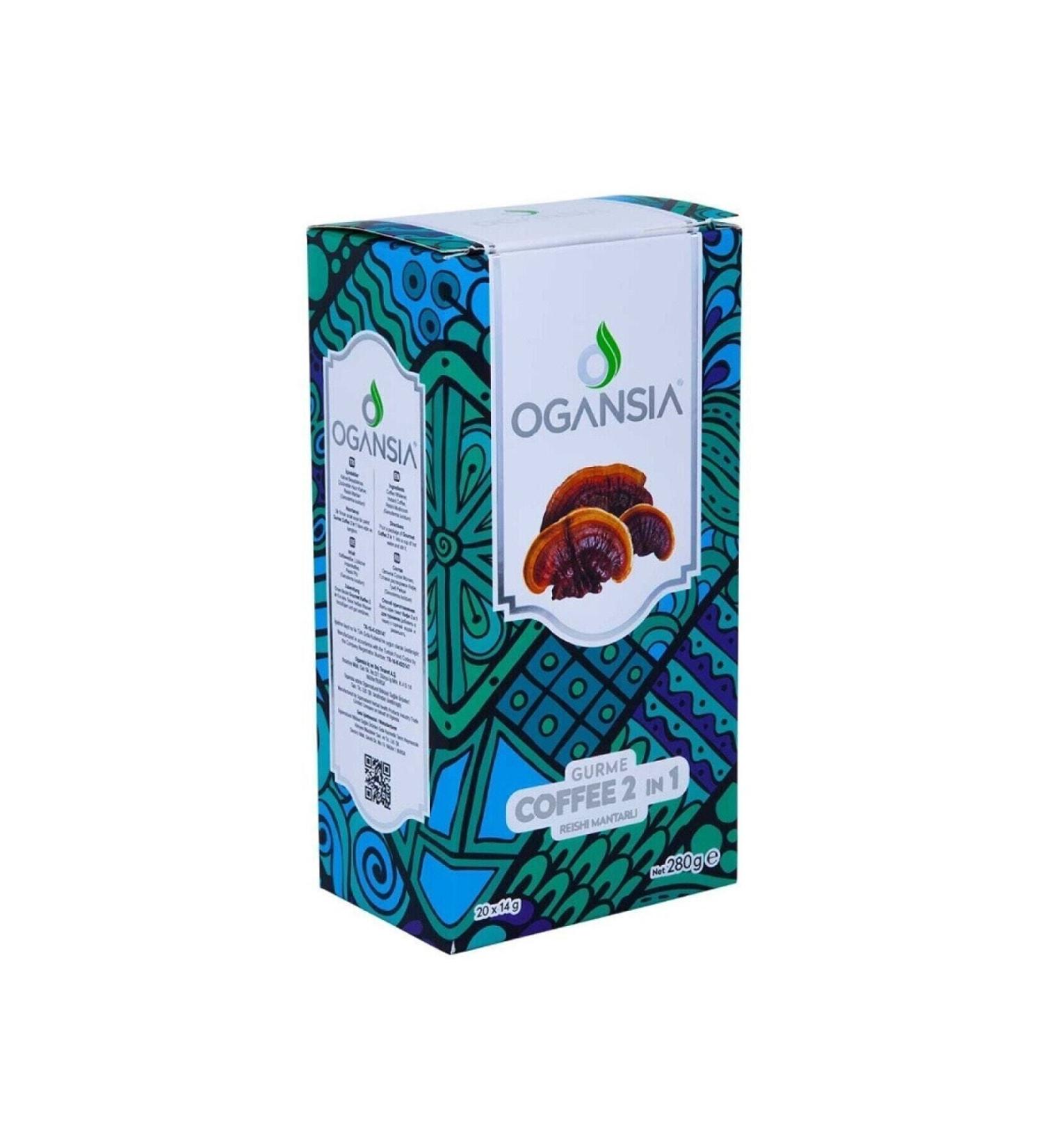 Ogansia 2in1 Coffee with Reishi Mushroom 20 Pieces