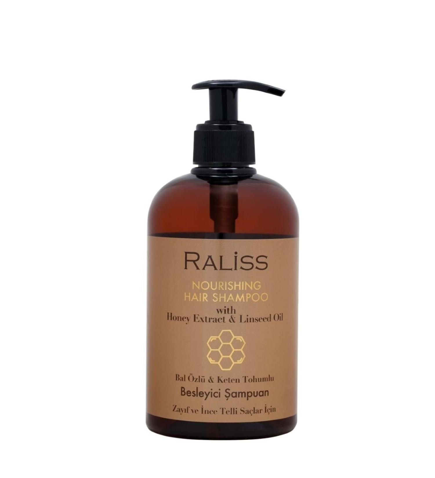 Raliss Nourishing Shampoo with Honey and Flaxseed 500 ml