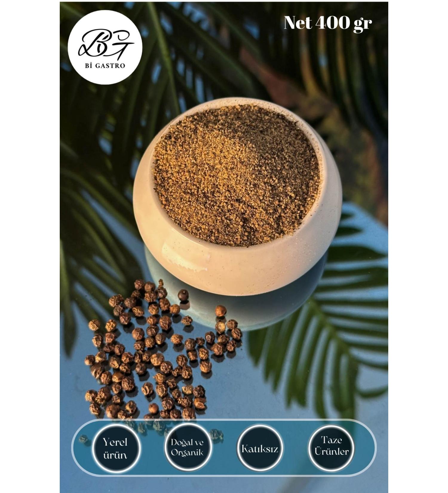 Bi Gastro Ground Organic Black Pepper Powder 400 gr