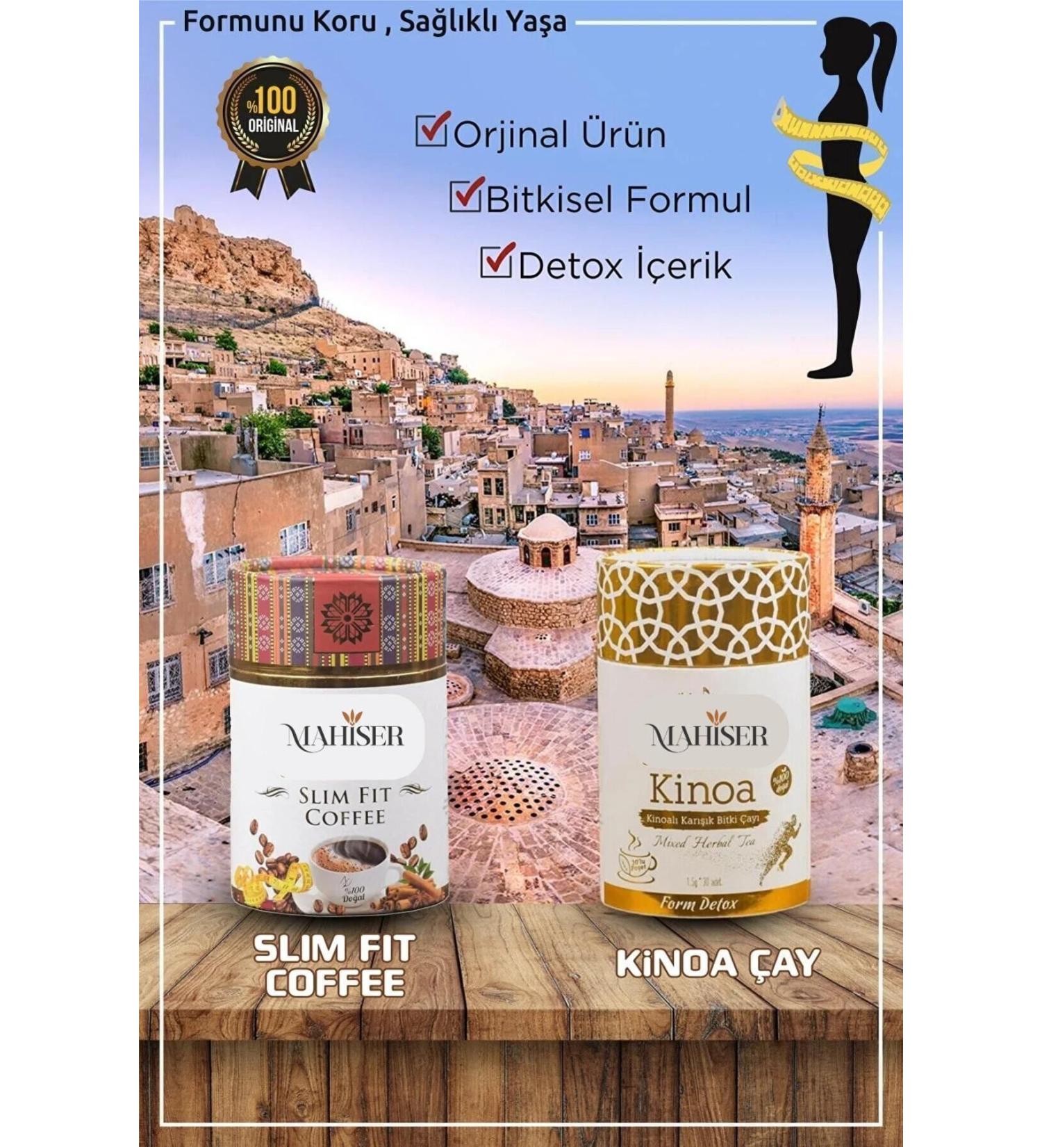 MAH SER Slim Fit Coffee Helping to Lose Weight 1 Box Quinoa Herbal Tea Special Mix 1 Box