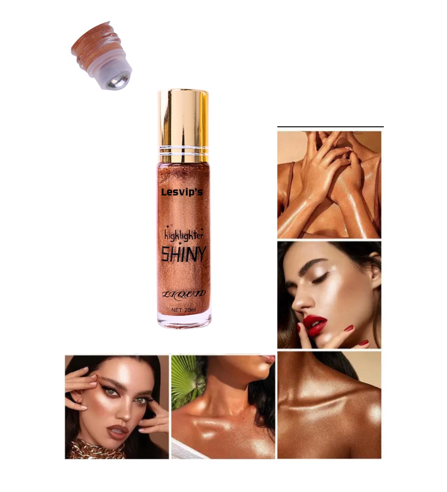 Lesvip's Roll-on Liquid Highlighter Shining Face & Body Illuminator 20ml - Buy Online on GoSupps.com