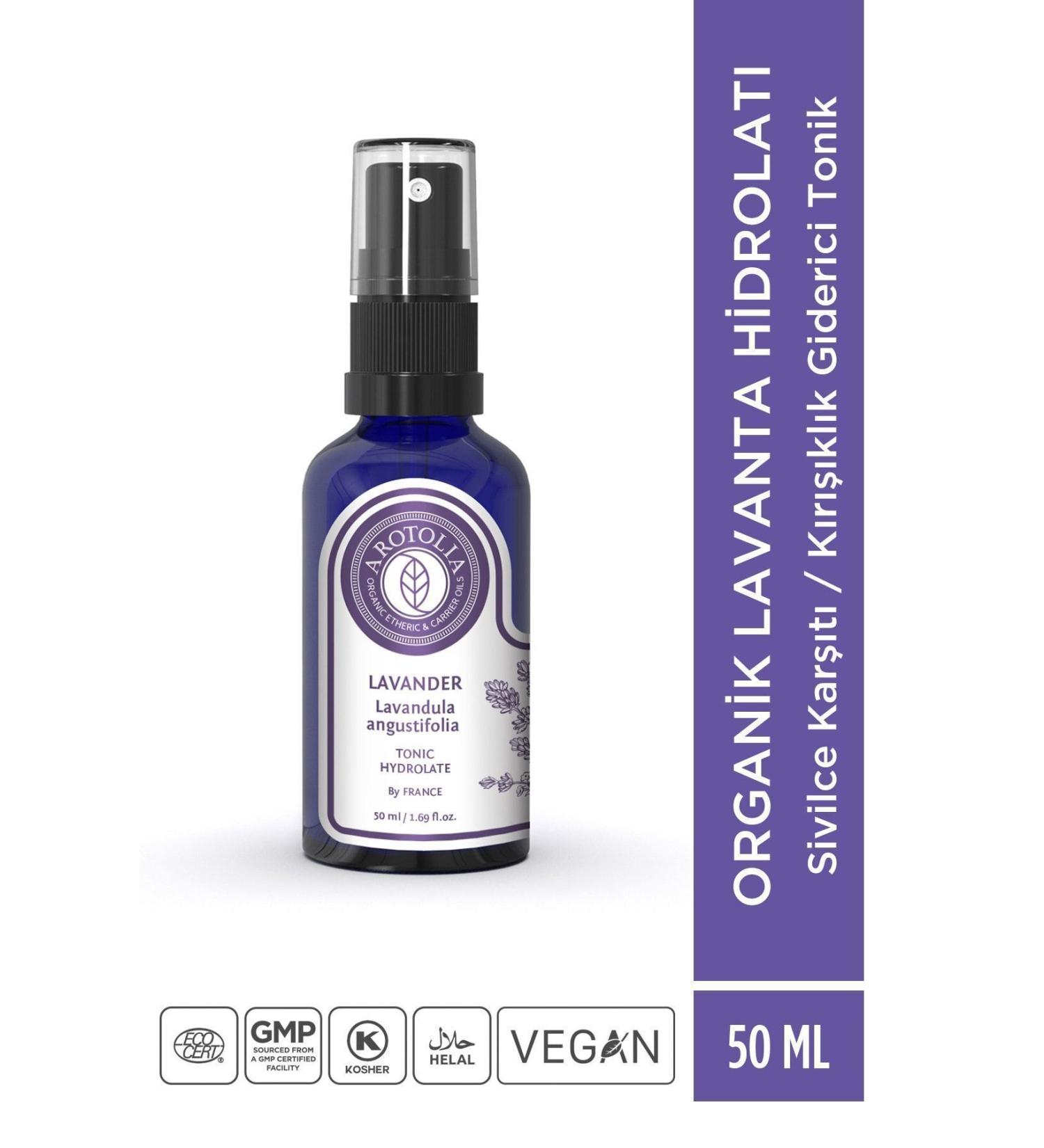 arotolia 0 Organic Certified Lavender Hydrolate (Tonic) 50 ml - Vegan