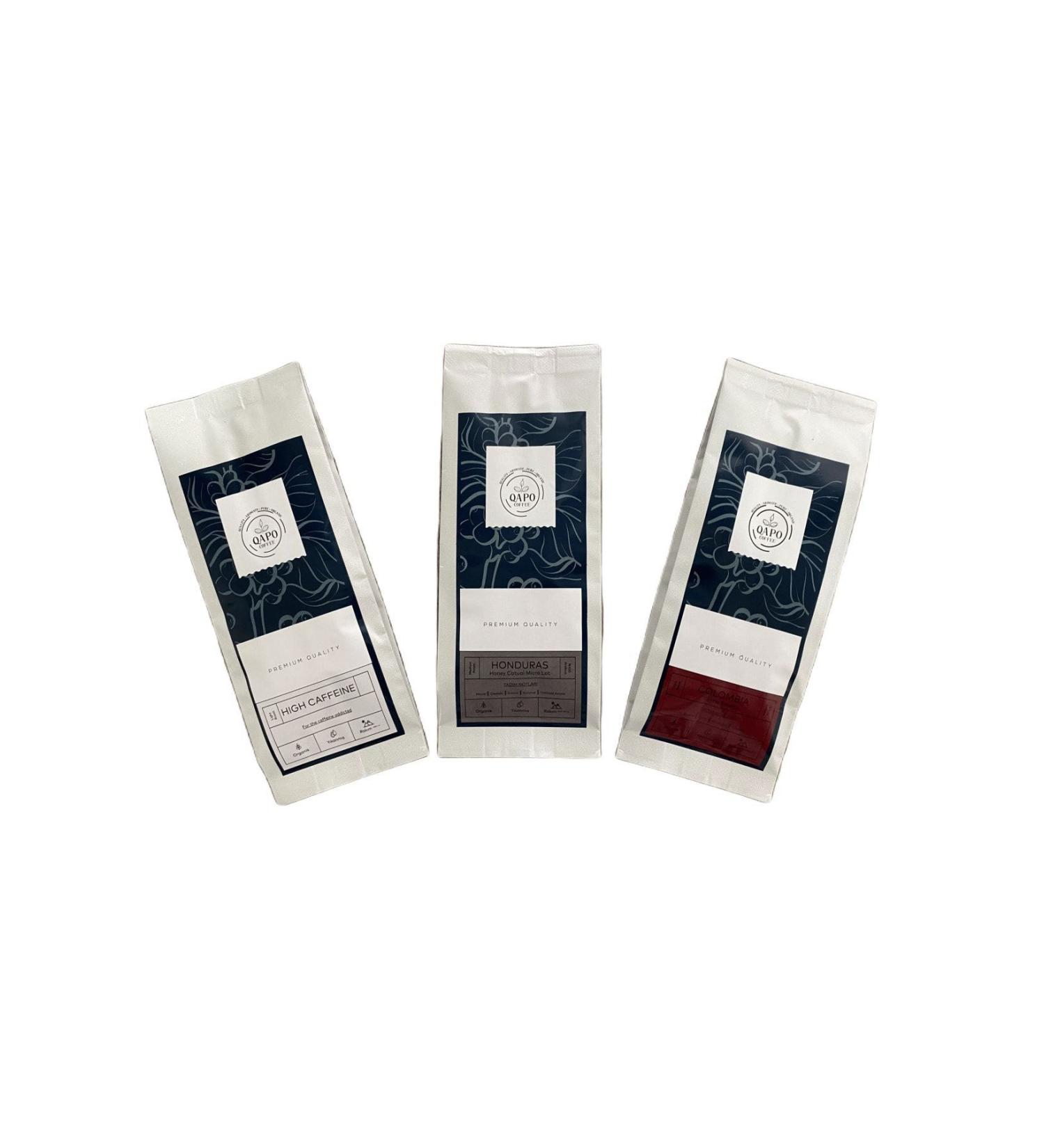 QAPO COFFEE QUALITY AROMATIC PURE ORGANIC Roasting Meeting Set (3X50GR)