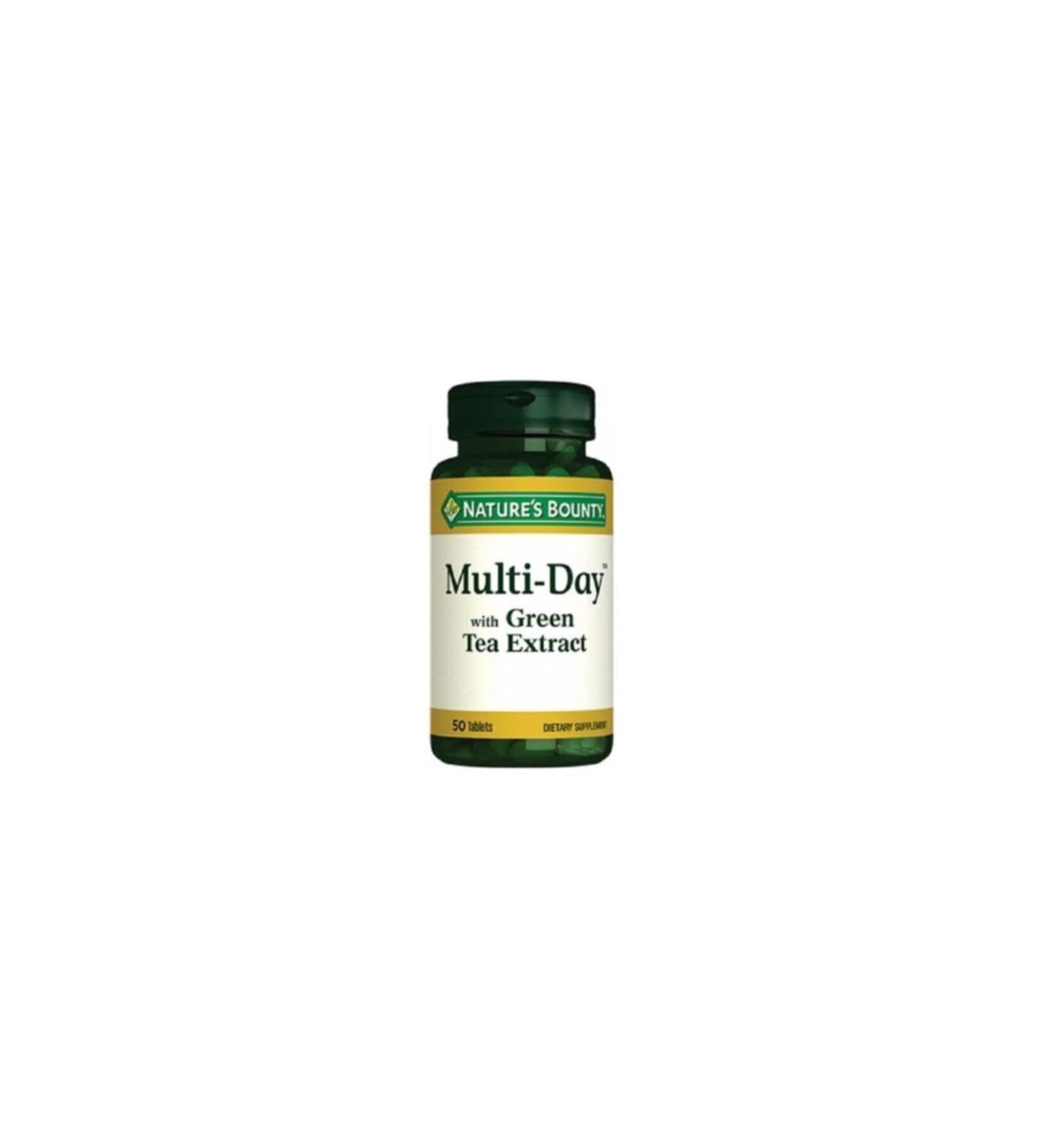 Natures Bounty Multi-day Green Tea Extract - 50 Tablets