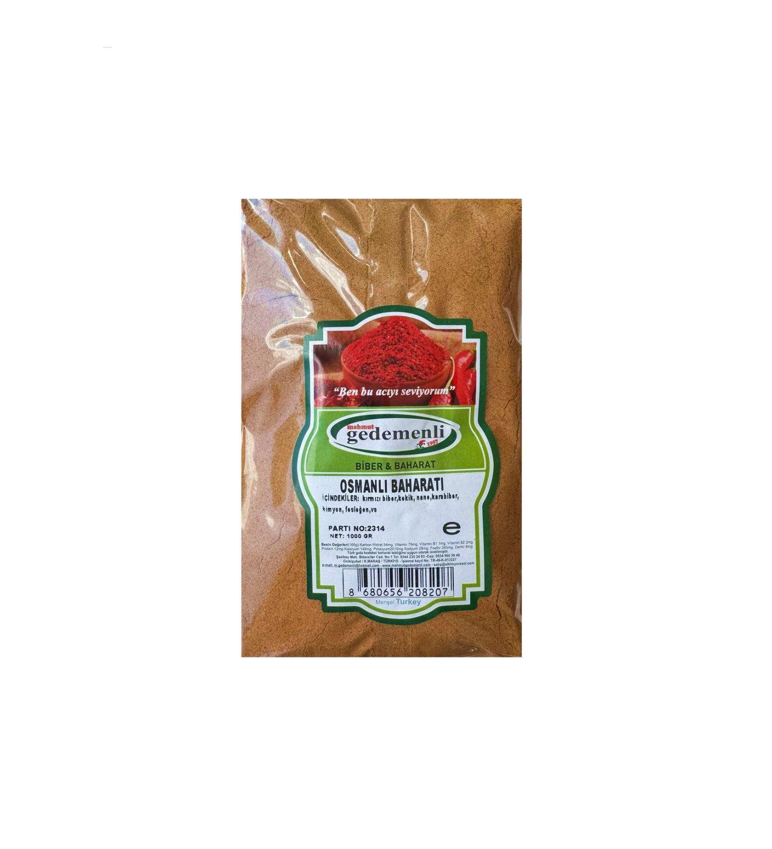 GEDEMENLI OTTOMAN SPICES 1 KG