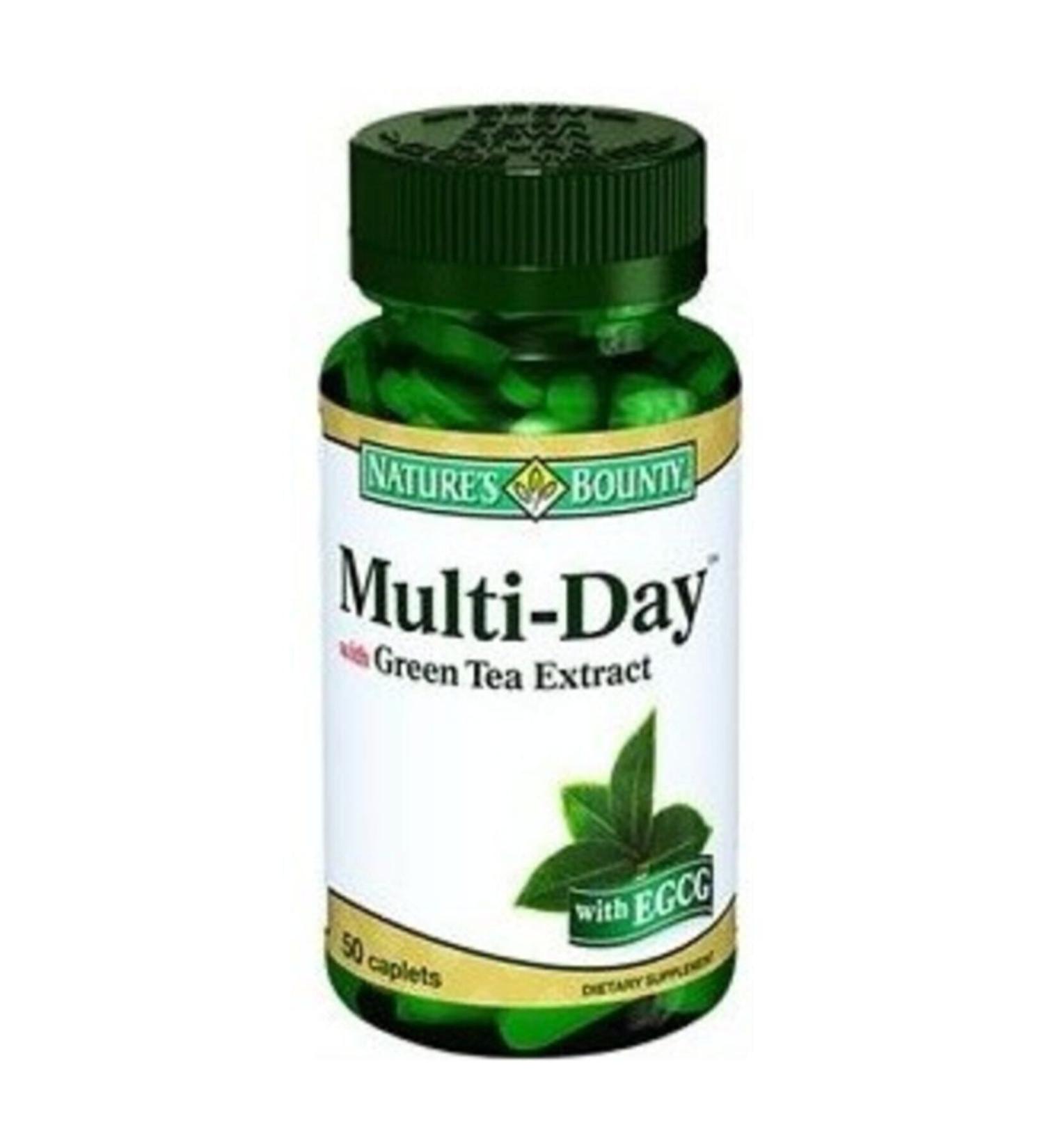 Natures Bounty Multi-day With Green Tea Extract 50 Caplets