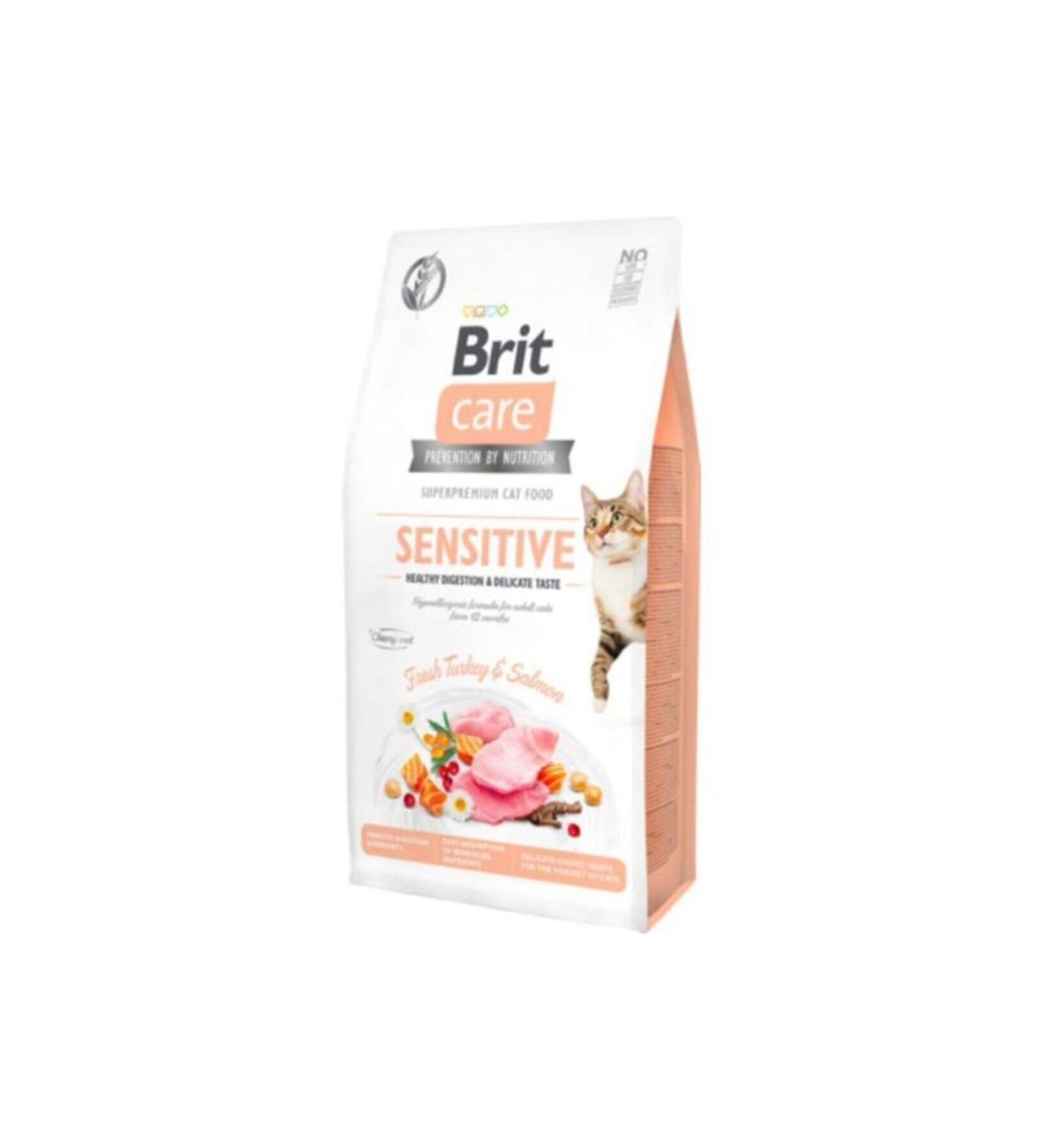 Brit Care Care Grain Fresh Turkey and Salmon Grain-Free Cat Food 2 Kg