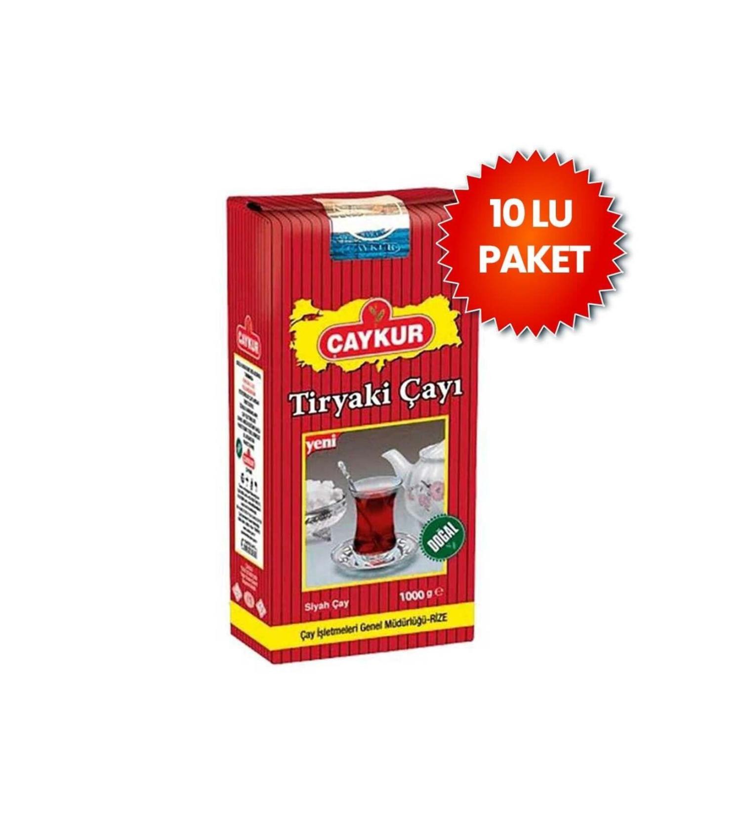 aykur Tiryaki Tea 1000 gr X 10 Pieces