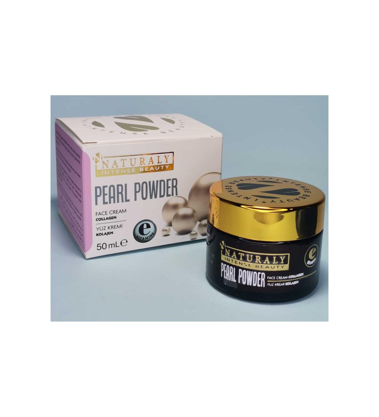 naturaly Pearl Powder Collagen Cream 50 ml Face Care Cream with Vitamin E