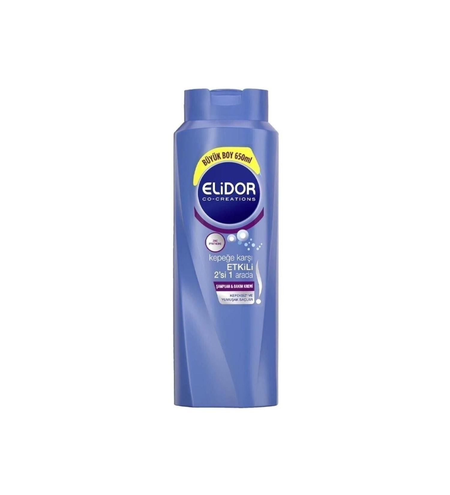 SanalBakkal m Elidor Shampoo Against Dandruff 650ml X 4 Pieces