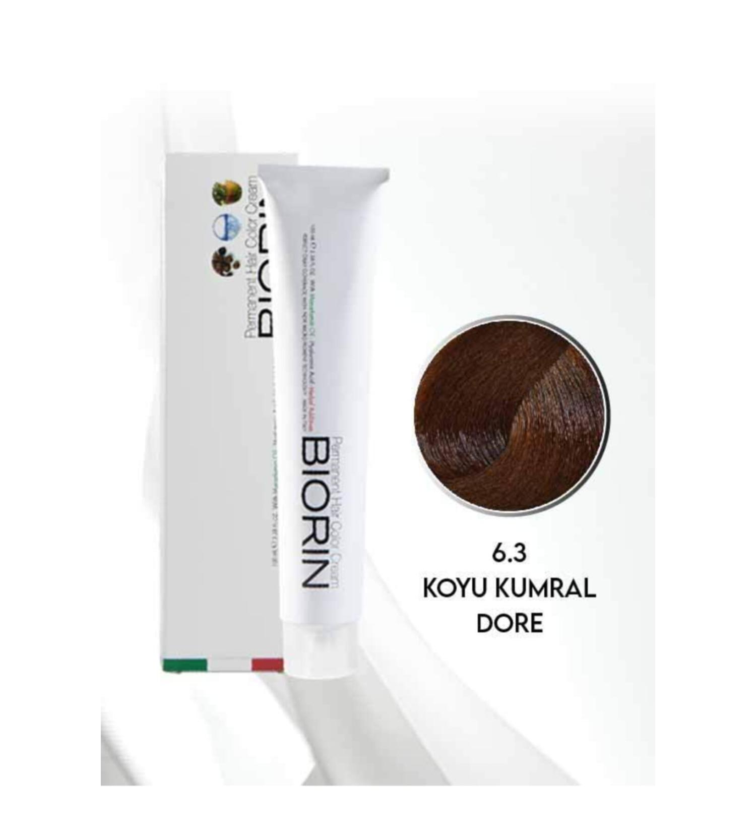 Biorin Permanent Hair Color Cream 100 Ml No: 6.3 Dark Blonde Dore