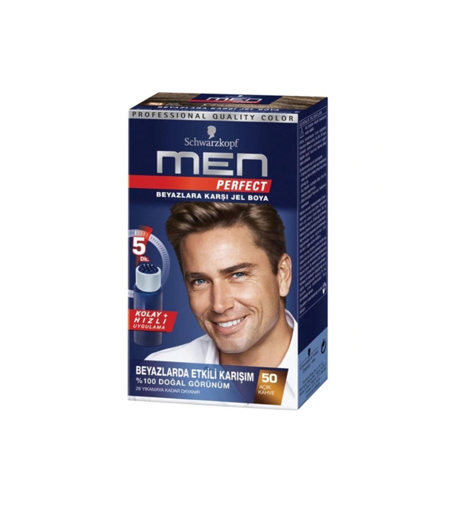 Schwarzkopf Men Perfect 50 Light Brown Hair Dye