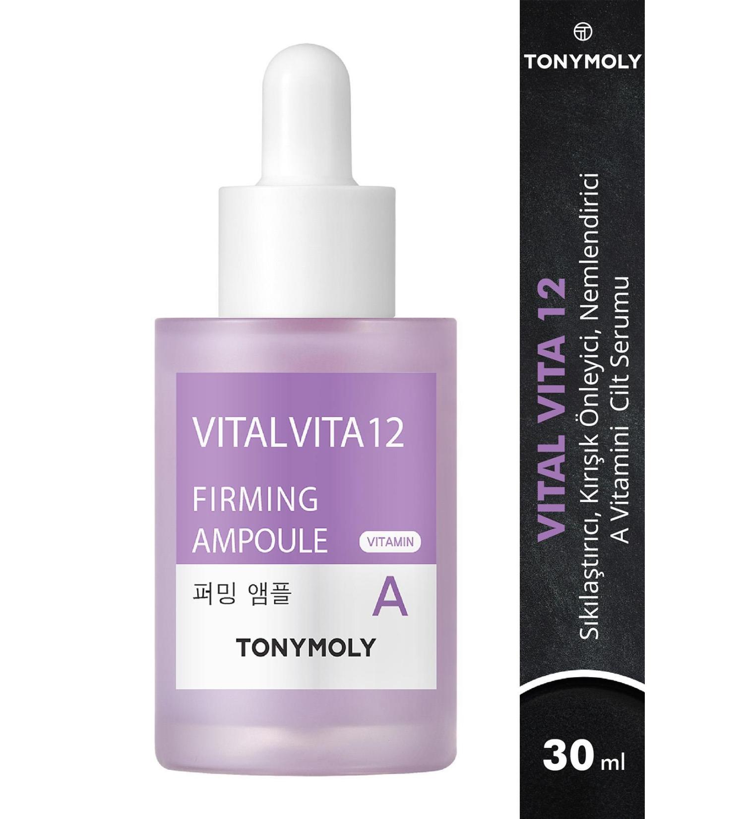 TONYMOLY Skin Serum Vital Vita 12 Firming Vitamin A Skin Care 30ml - Buy Online on GoSupps.com