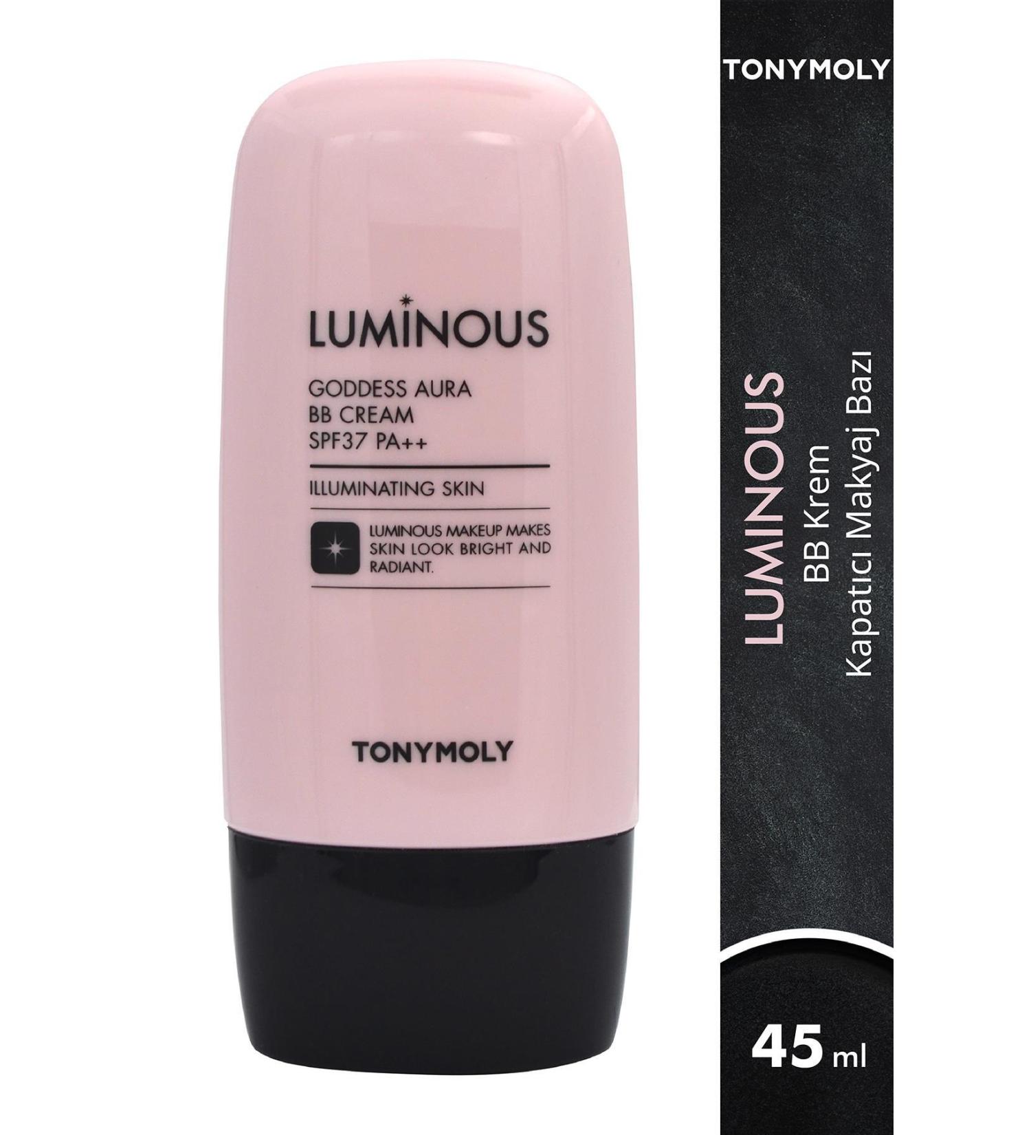 TONYMOLY Makeup Base BB Cream Luminous Goddes Concealer and Illuminating Fruit and Flower Extract 45gr - Buy Online on GoSupps.com