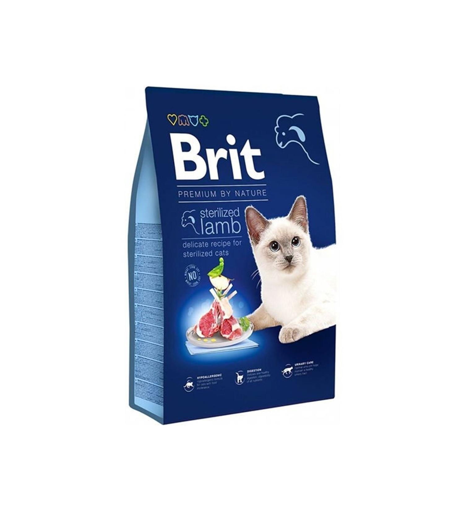 Brit Care Premium Sterilized Lamb Meat Sterilized Cat Food 8 Kg