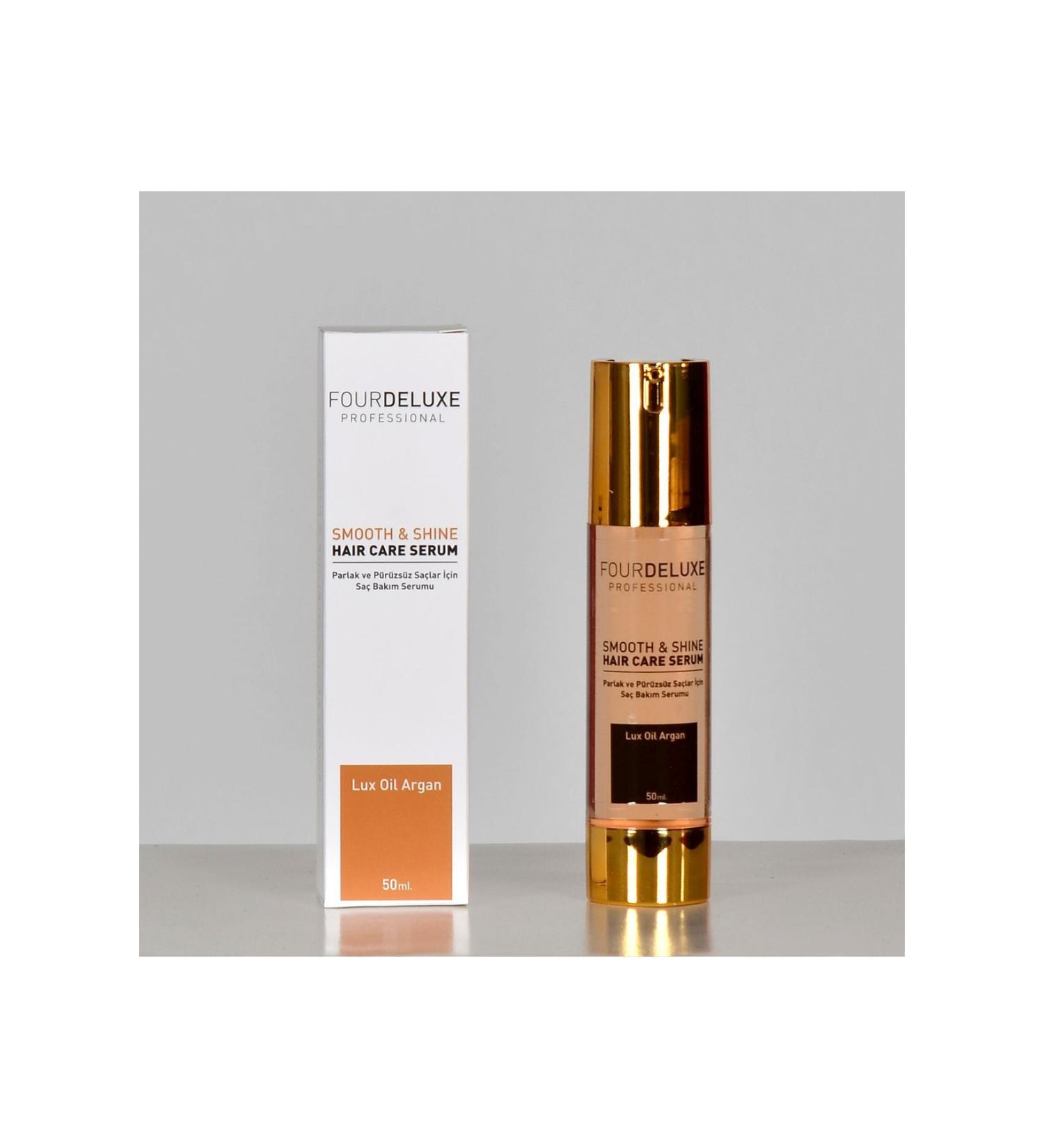 FourDeluxe SMOOTH & SHINE HAIR CARE SERUM 50 ml - Buy Online on GoSupps.com