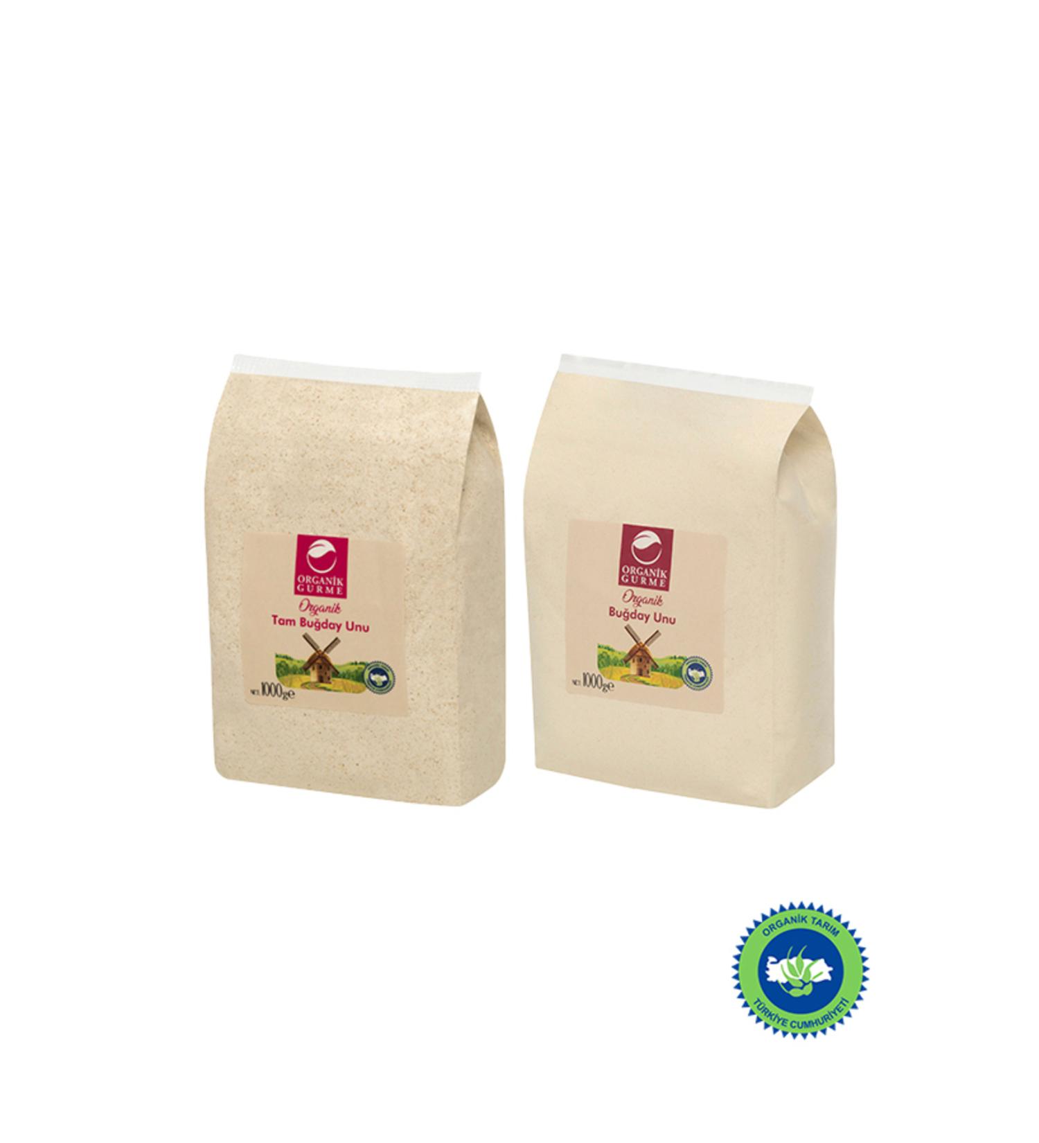 Organic Gourmet 2-pack Organic Whole Wheat Flour 1000 gr