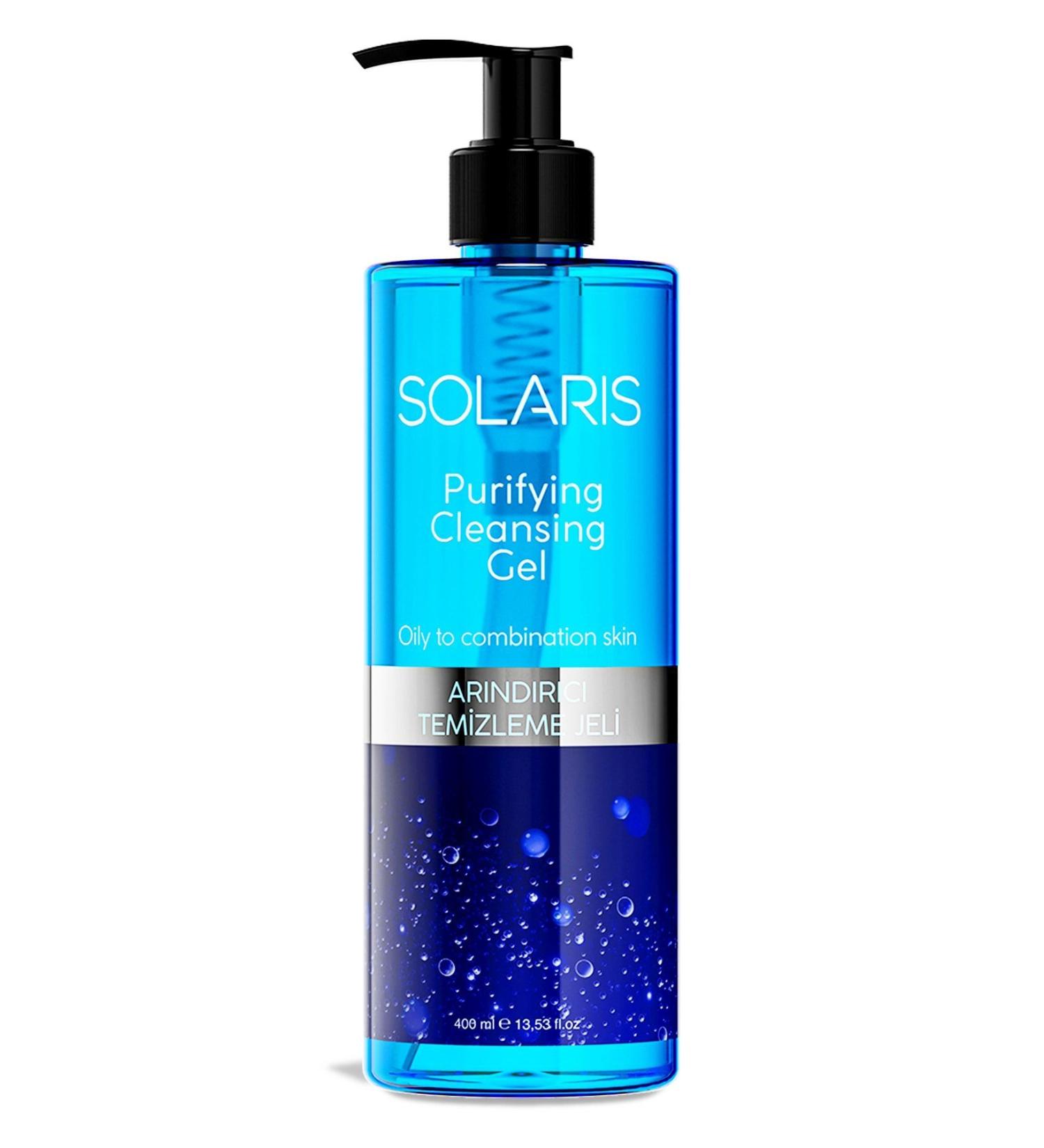 SOLARIS Anti-Acne and Purifying Facial Cleansing Gel 400 ml - Buy Online on GoSupps.com