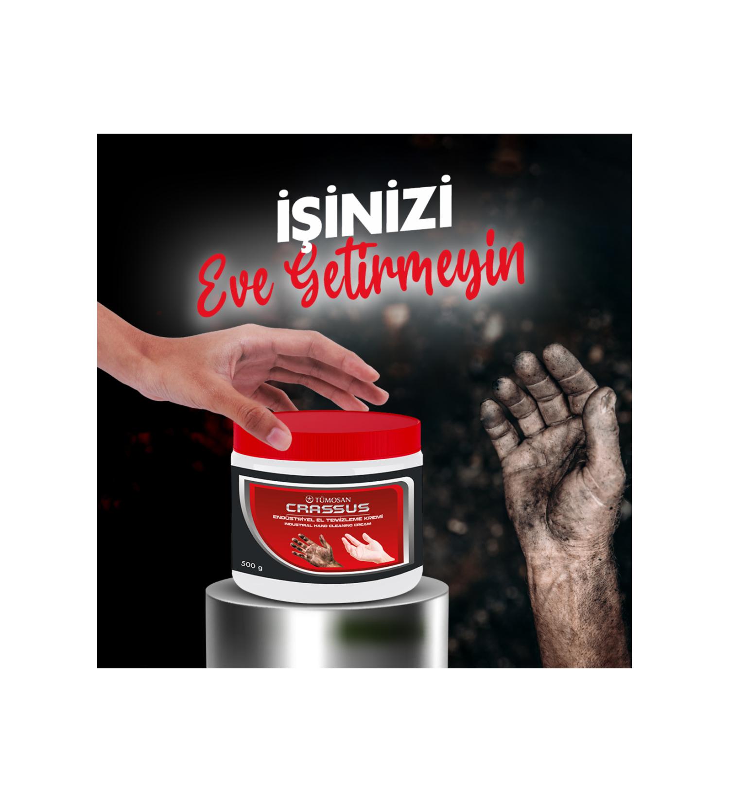 T MOSAN Crassus Industrial Hand Cleaning Cream 500 gr (Industrial Type)