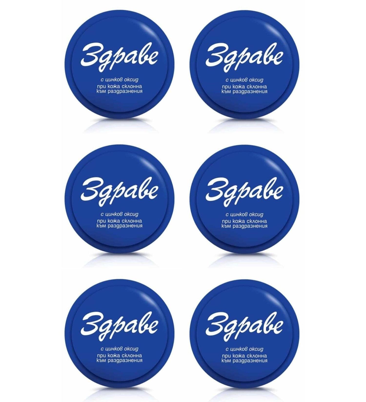 ZDRAVE Cream 30 Gr. For All Skin Types 6 Pack Eco Package Campaign