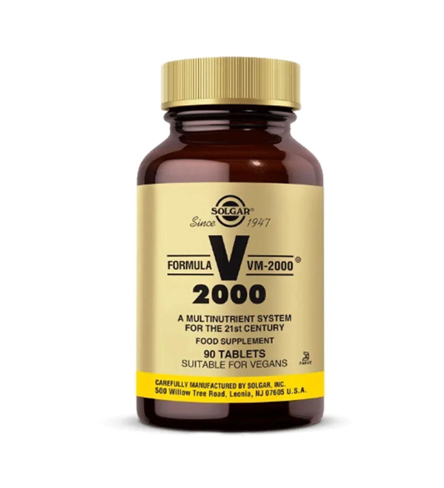 Solgar Formula Vm-2000 Multivitamin And Mineral 90 Tablets