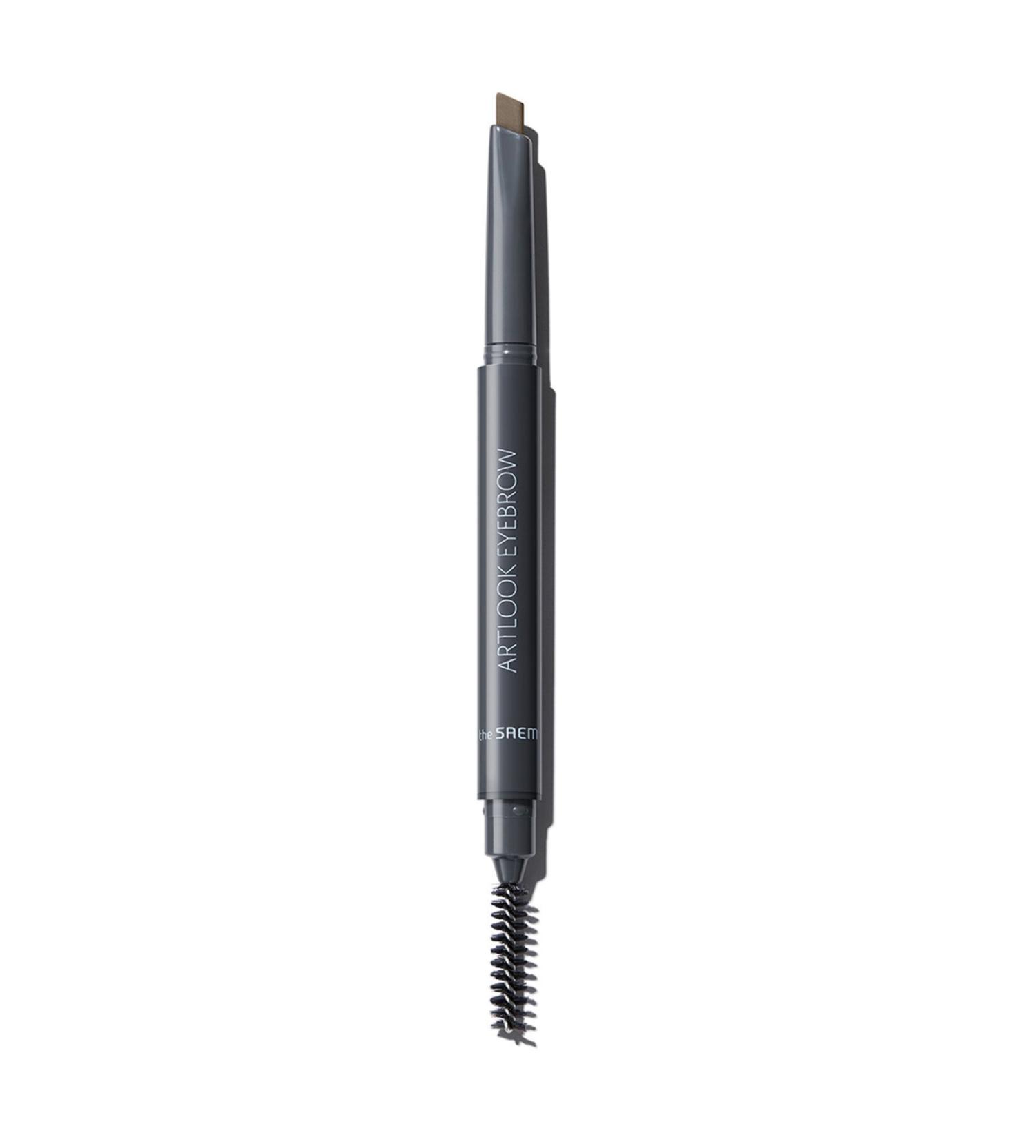 The Saem Natural Look Angled Eyebrow Pencil - Saemmul Artlook Eyebrow - Brown - Buy Online on GoSupps.com