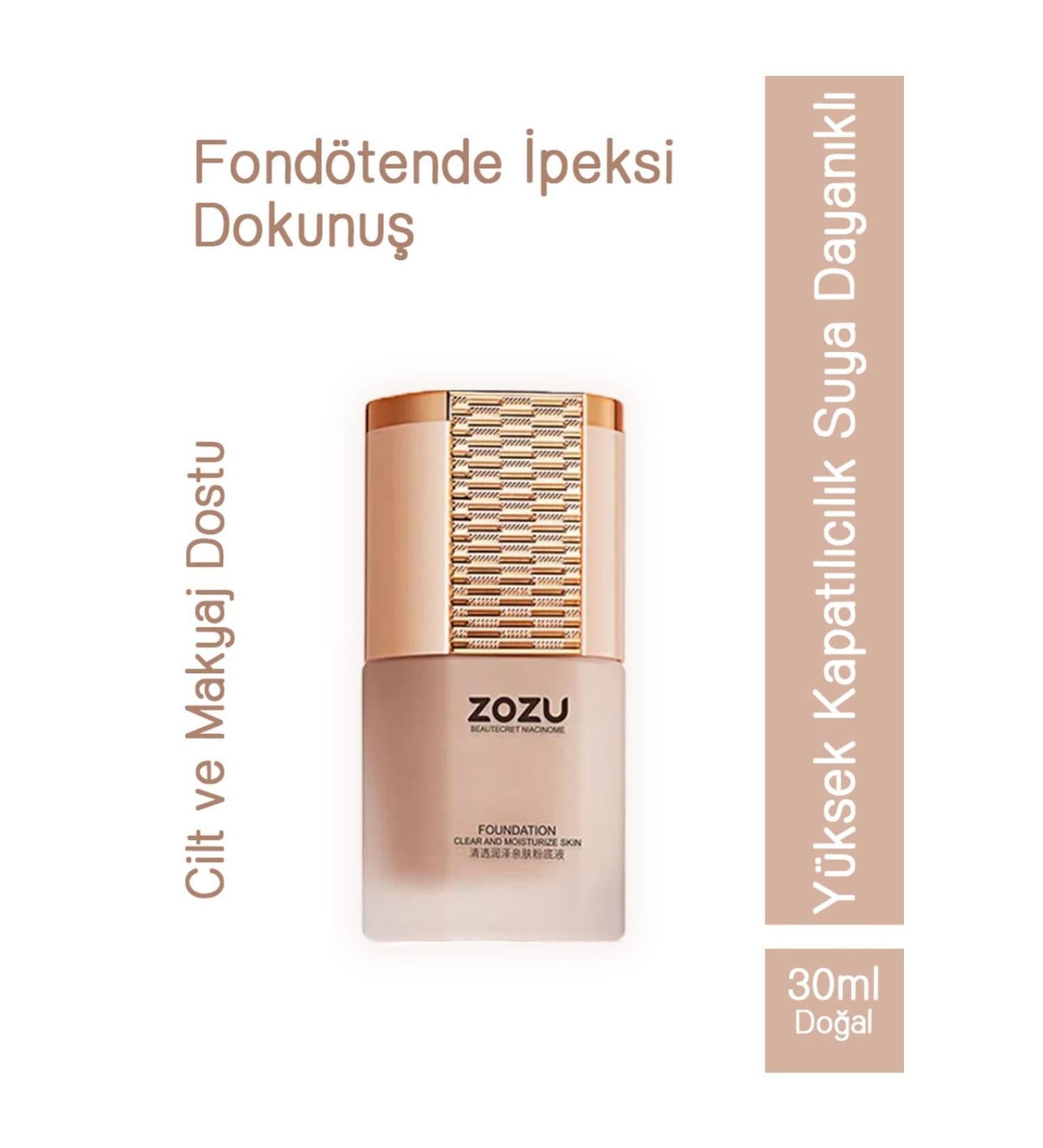 Zozu Smooth and Moisturized Skin Foundation 30ml Natural Color - Buy Online on GoSupps.com