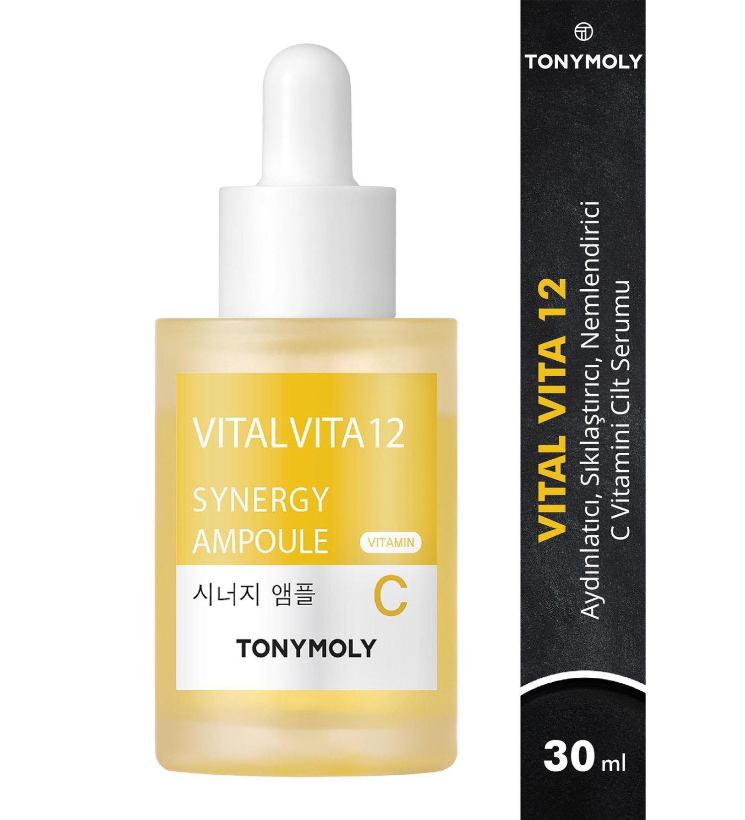 TONYMOLY Skin Serum Vital Vita 12 Brightening Firming Vitamin C Skin Care 30ml - Buy Online on GoSupps.com