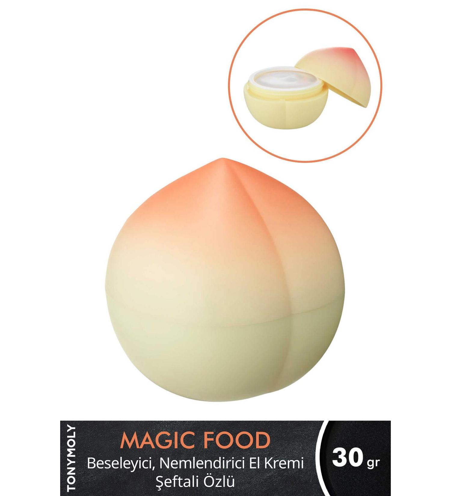 TONYMOLY Hand Cream Magic Food Nourishing Moisturizing Peach Skin Care 30gr - Buy Online on GoSupps.com