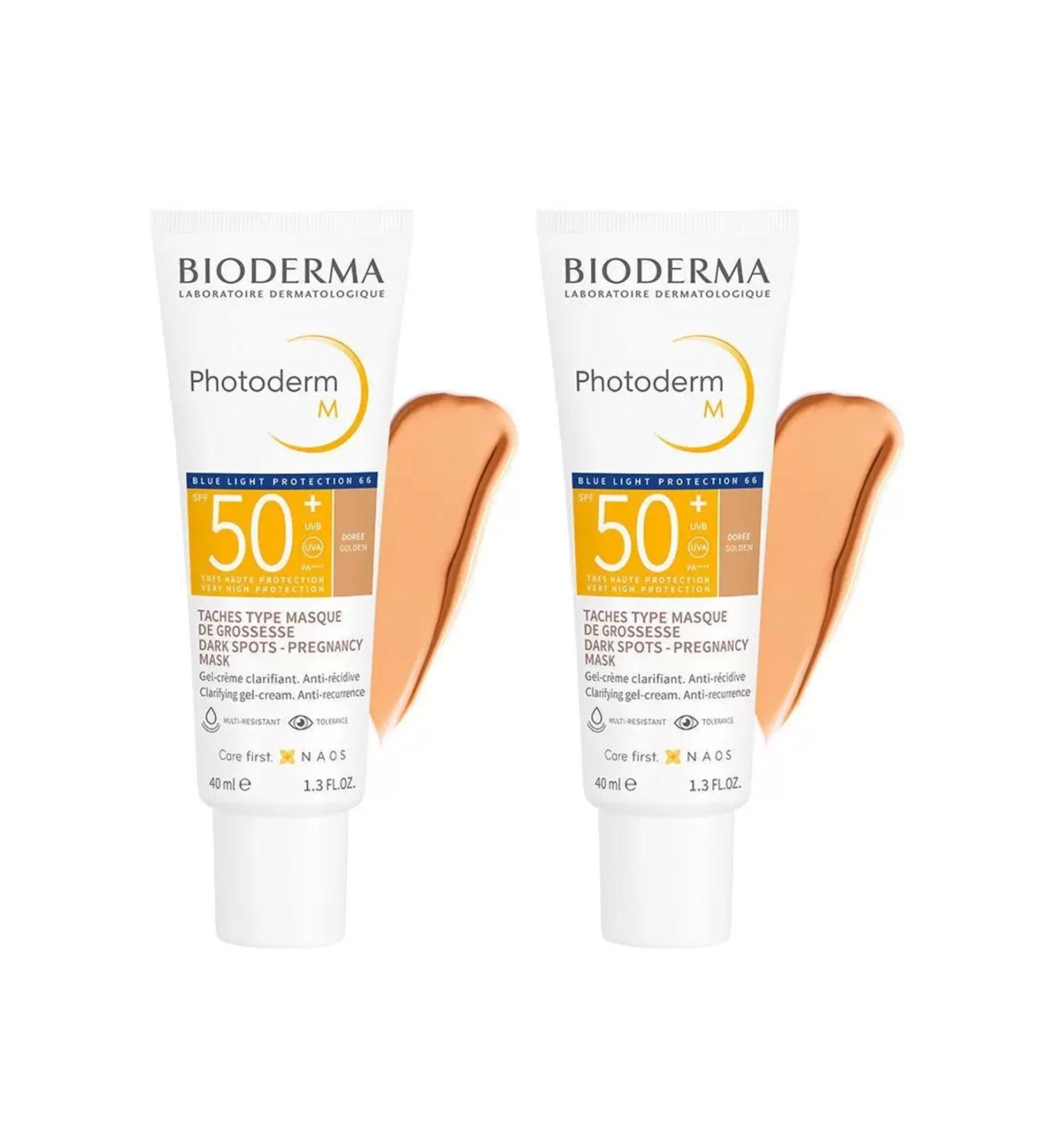 Bioderma Photoderm M SPF50+ Golden Against Dark Spots and Blue Light SPF50+ Color 40 ml 2-PIECE