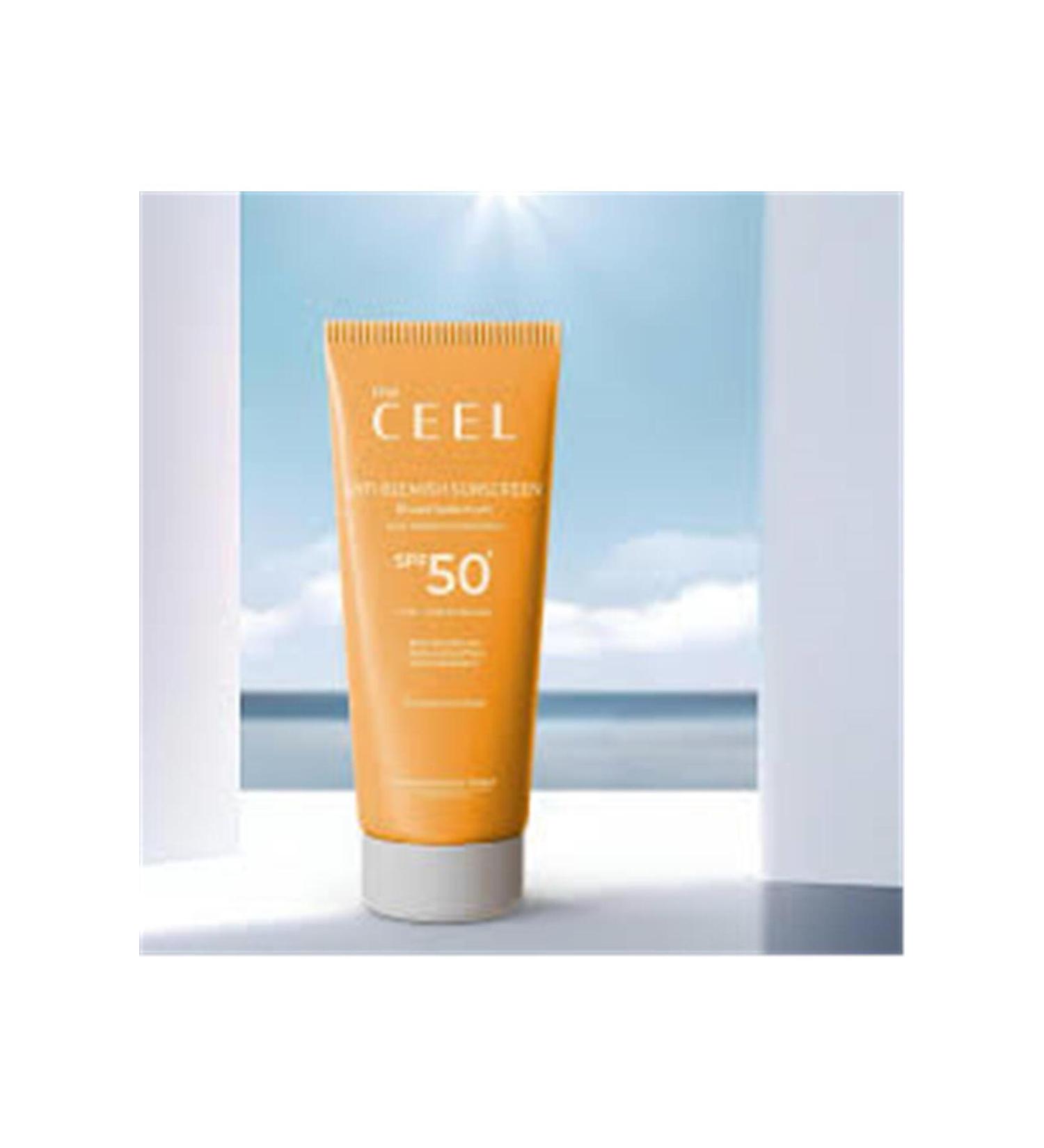The Ceel Spf 50+ Anti-Spot High Protection Sun Cream for All Skin Types 50 ml