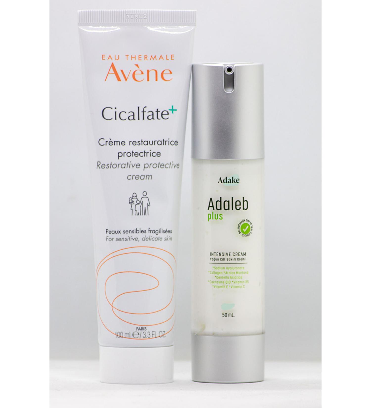 Avene Cicalfate+ Repair Care Cream 100ml Adaleb Plus Anti-Wrinkle and Anti-Acne Care Cream 50ml - Buy Online on GoSupps.com