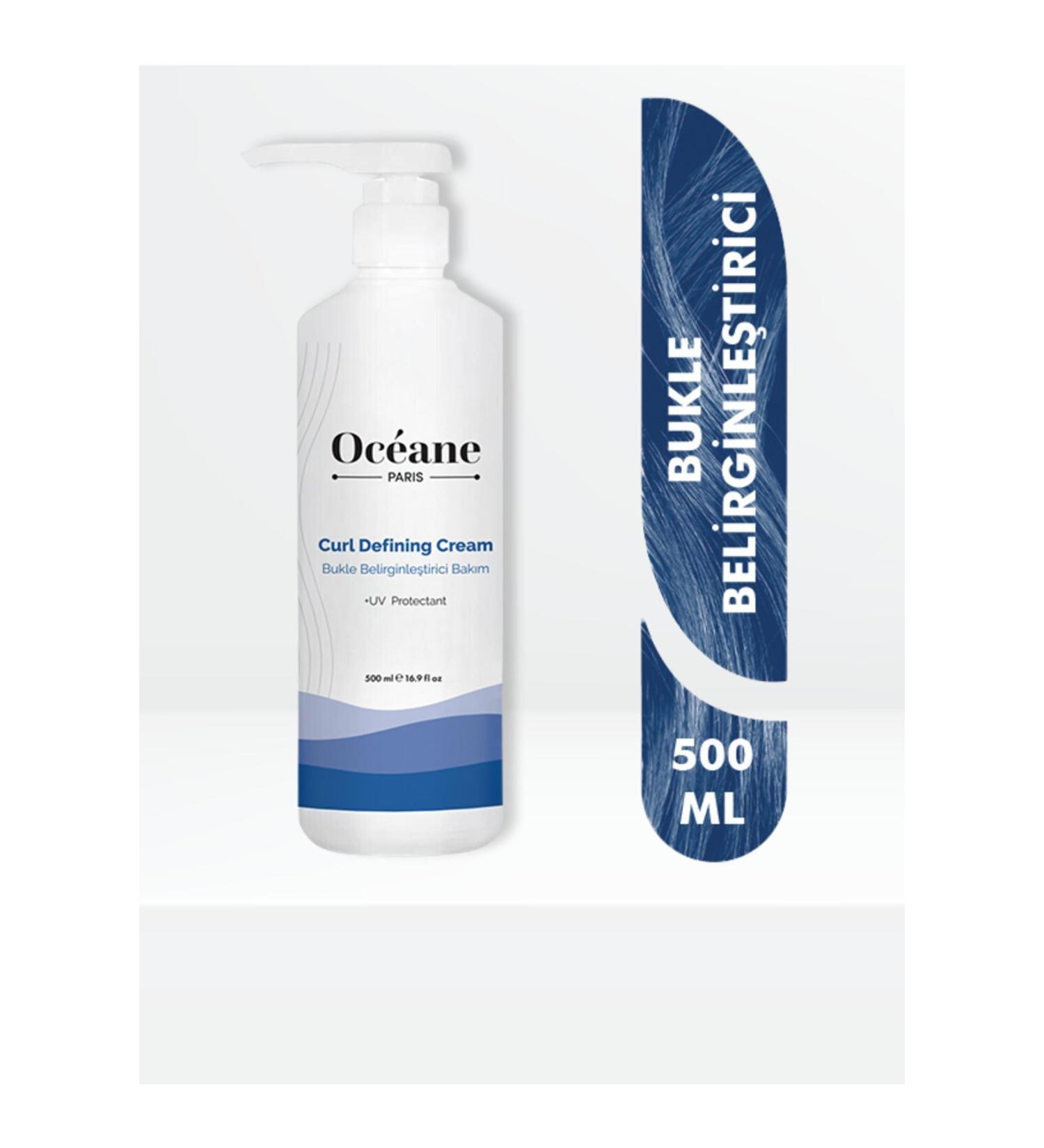 Oceane Paris Curl Defining Care Cream 500 ML - Curl Defining Cream + UV Protectant