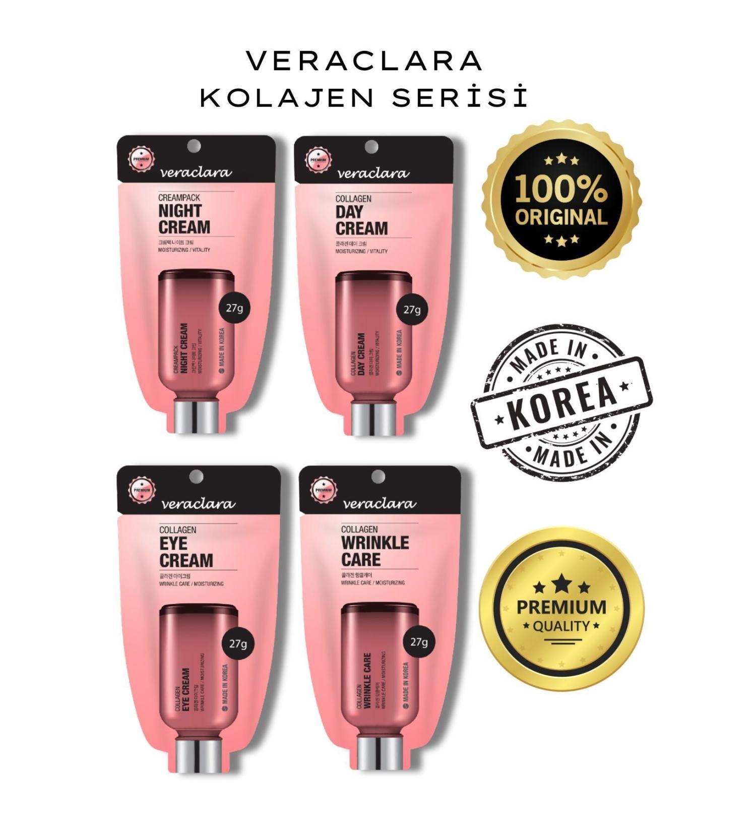 VERACLARA Anti-Aging 4-Pack Pure Collagen Cream Series