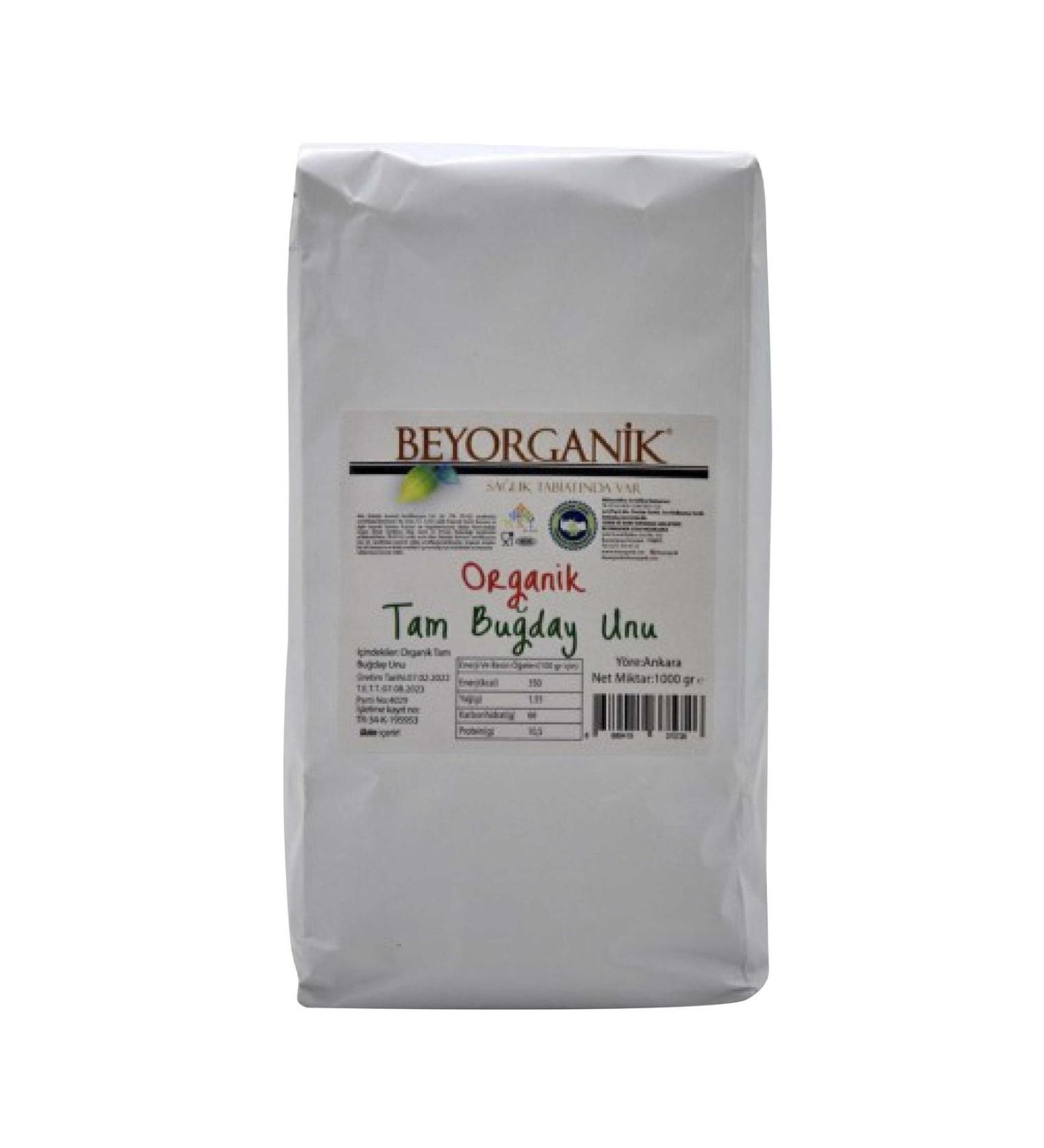BEYORGANIC Organic Whole Wheat Flour 1kg - Buy Online on GoSupps.com