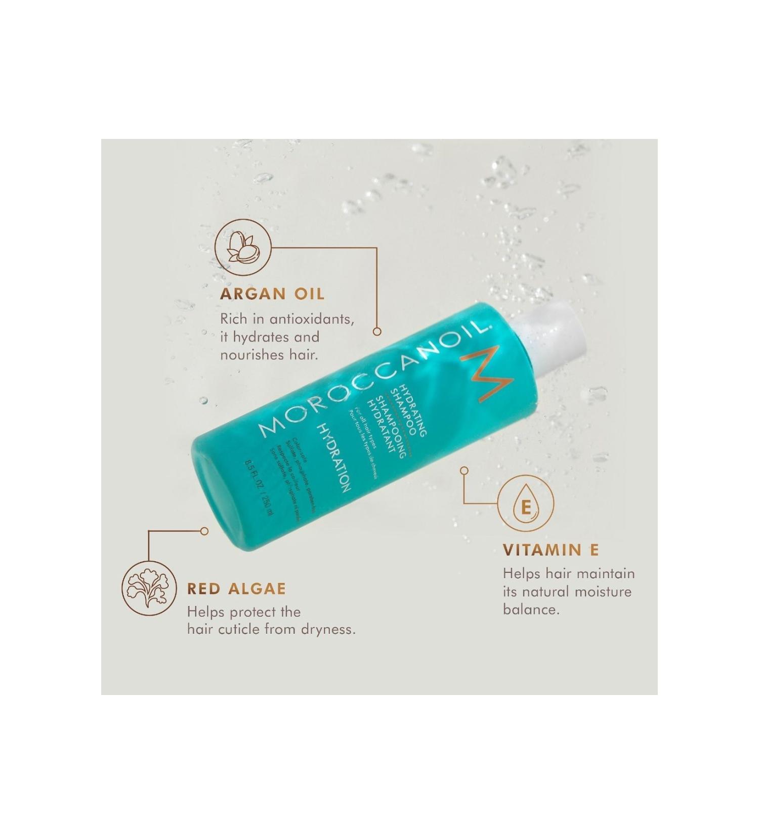 Moroccanoil Hydrating Shampoo-Argan Oil Vegan Shampoo for Dehydrated Hair 8.5 FL.OZ/250 ml CYT45785