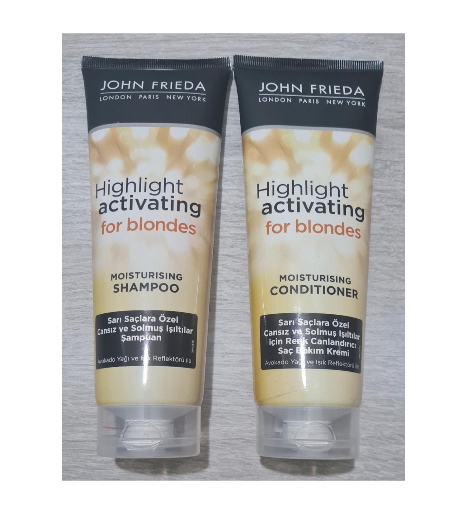 John Frieda Blonde Color Revitalizing Conditioner 250 ml + Shampoo 250 ml.