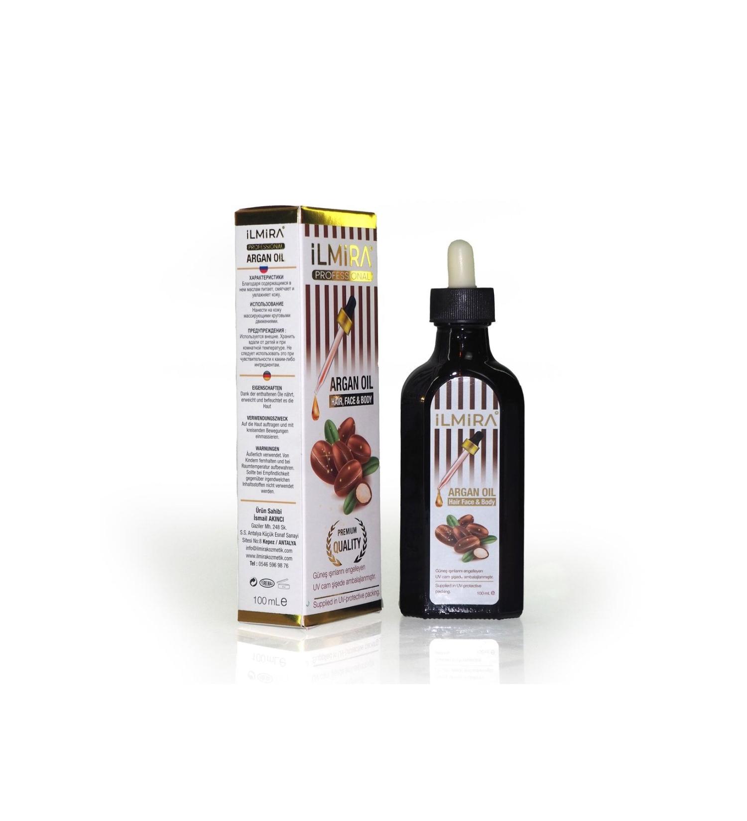 ilmira Argan Oil 100 Ml - Hair Face and Body Oil | Argan Oil Hair Face Body - Buy Online on GoSupps.com