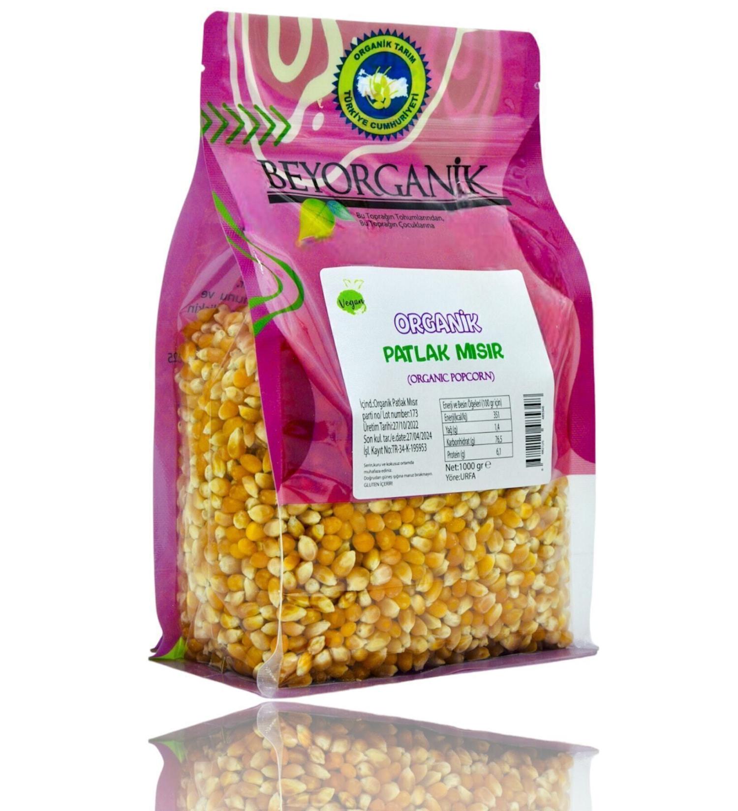 BEYORGANIC Organic Popcorn 1kg