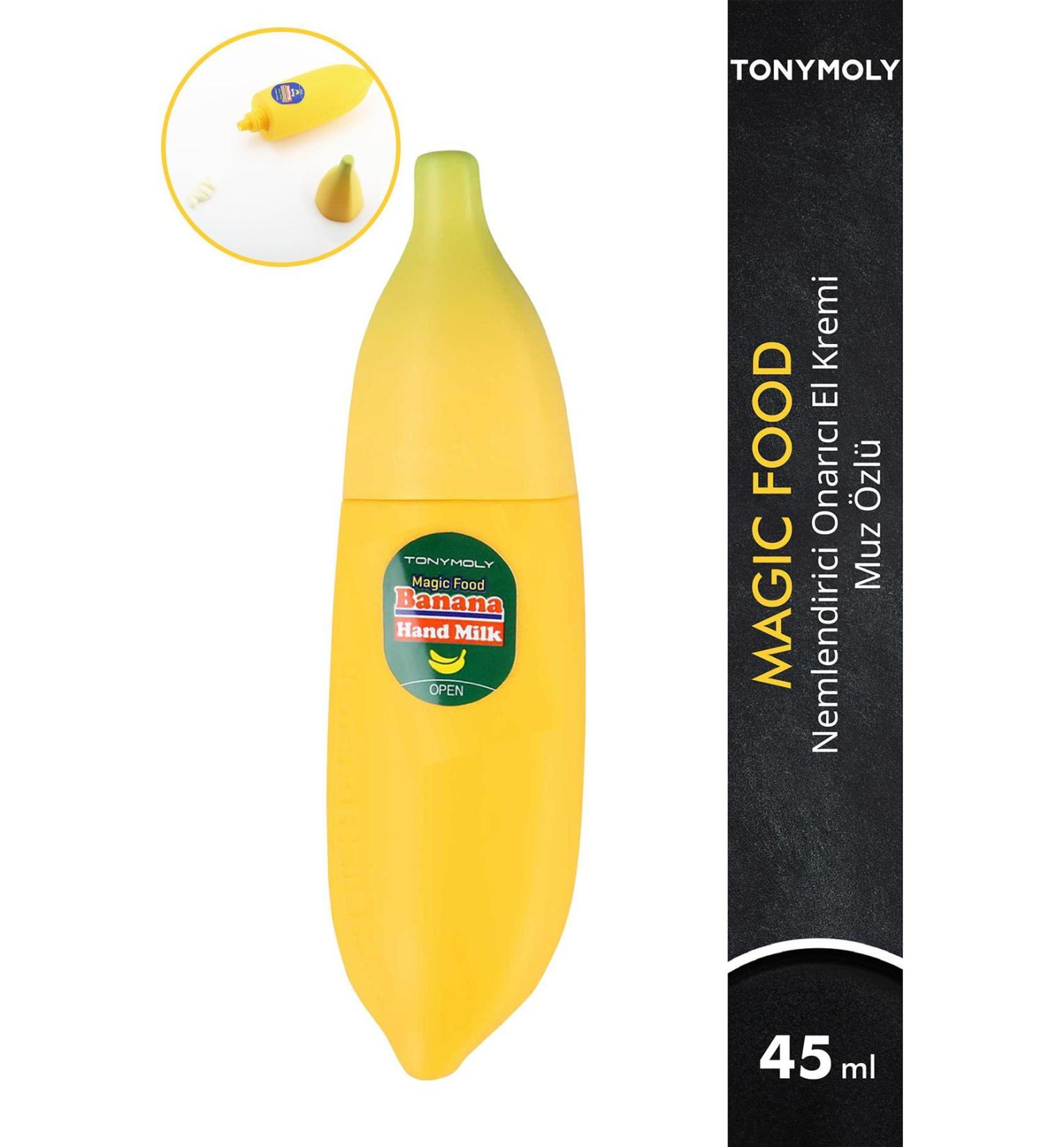 TONYMOLY Hand Cream Magic Food Moisturizing Repair Banana Skin Care 45ml - Buy Online on GoSupps.com