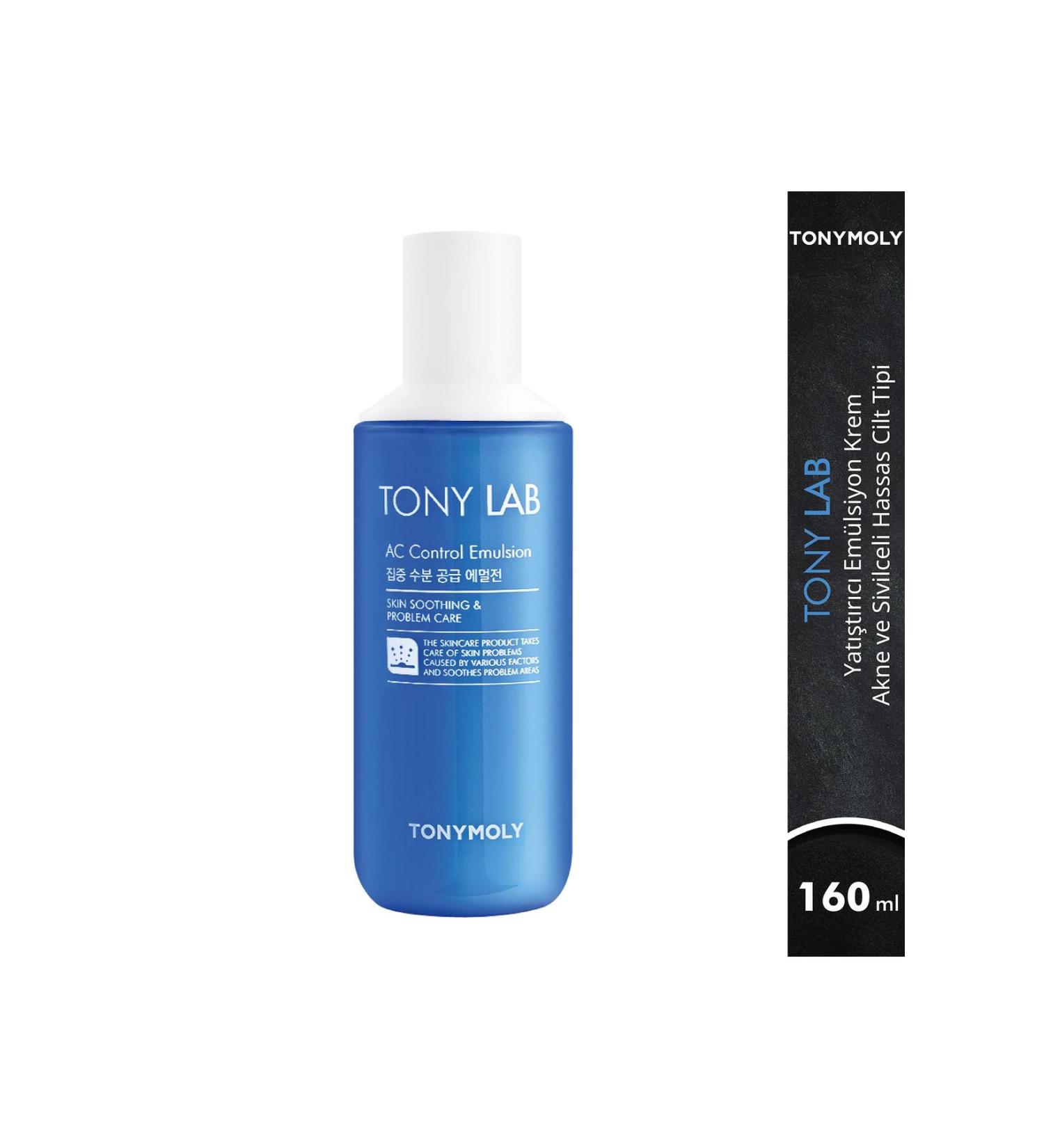 TONYMOLY Emulsion Cream Tony Lab Anti-Acne and Pimple Soothing Sage Skin Care 160ml - Buy Online on GoSupps.com