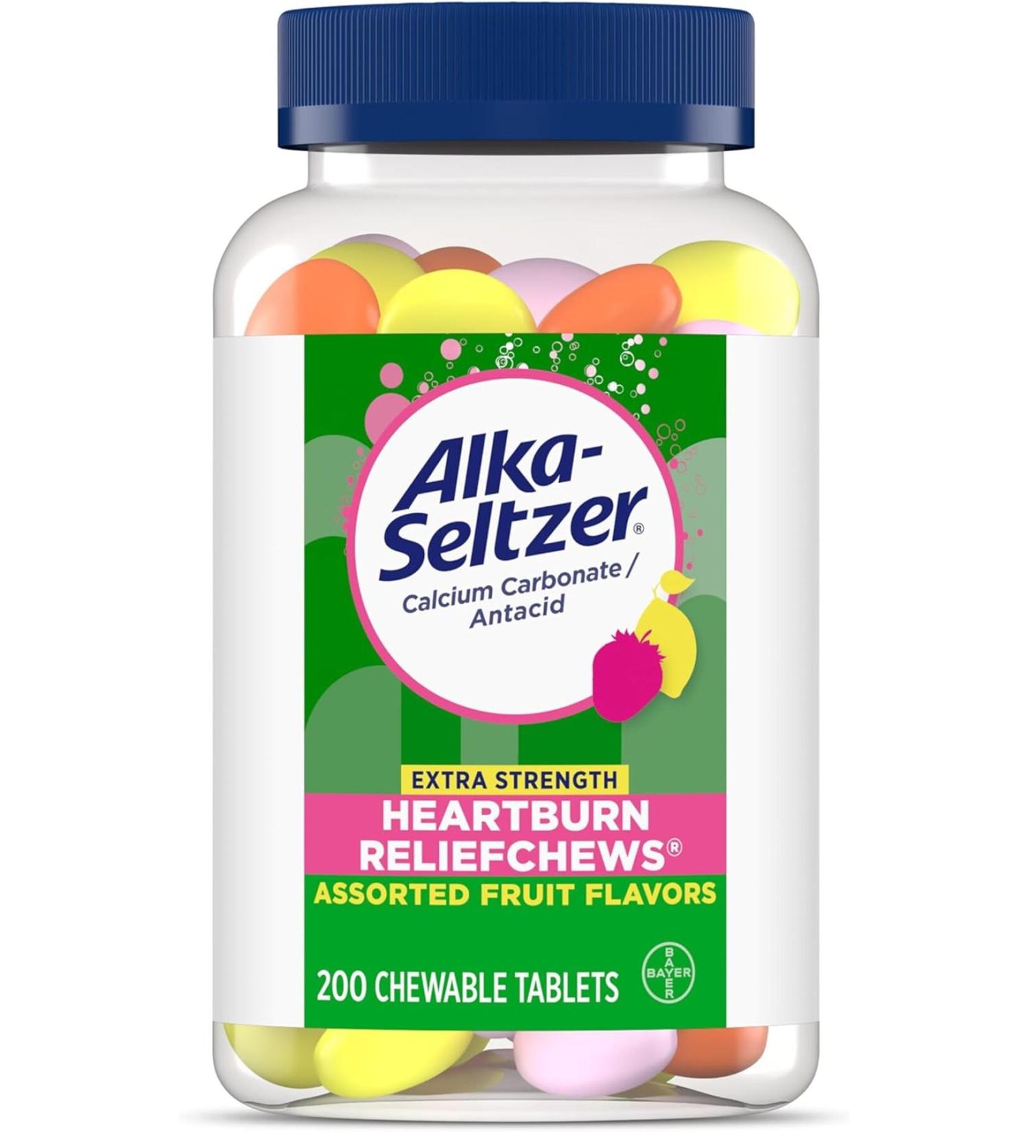 Bayer AAlka SSeltzer Assorted Fruit 200 Tablets