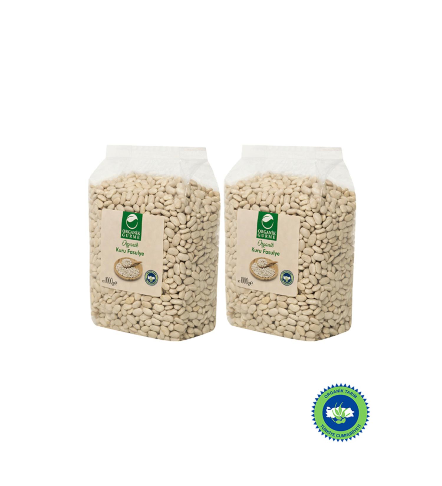 Organic Gurme 2 Pack Organic Dried Beans 1000 Gr