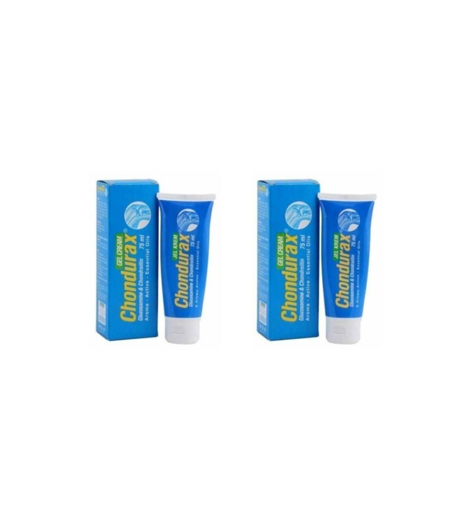 Chondurax Glucosamine Chondroitin Gel Cream 75ml 2 Pack