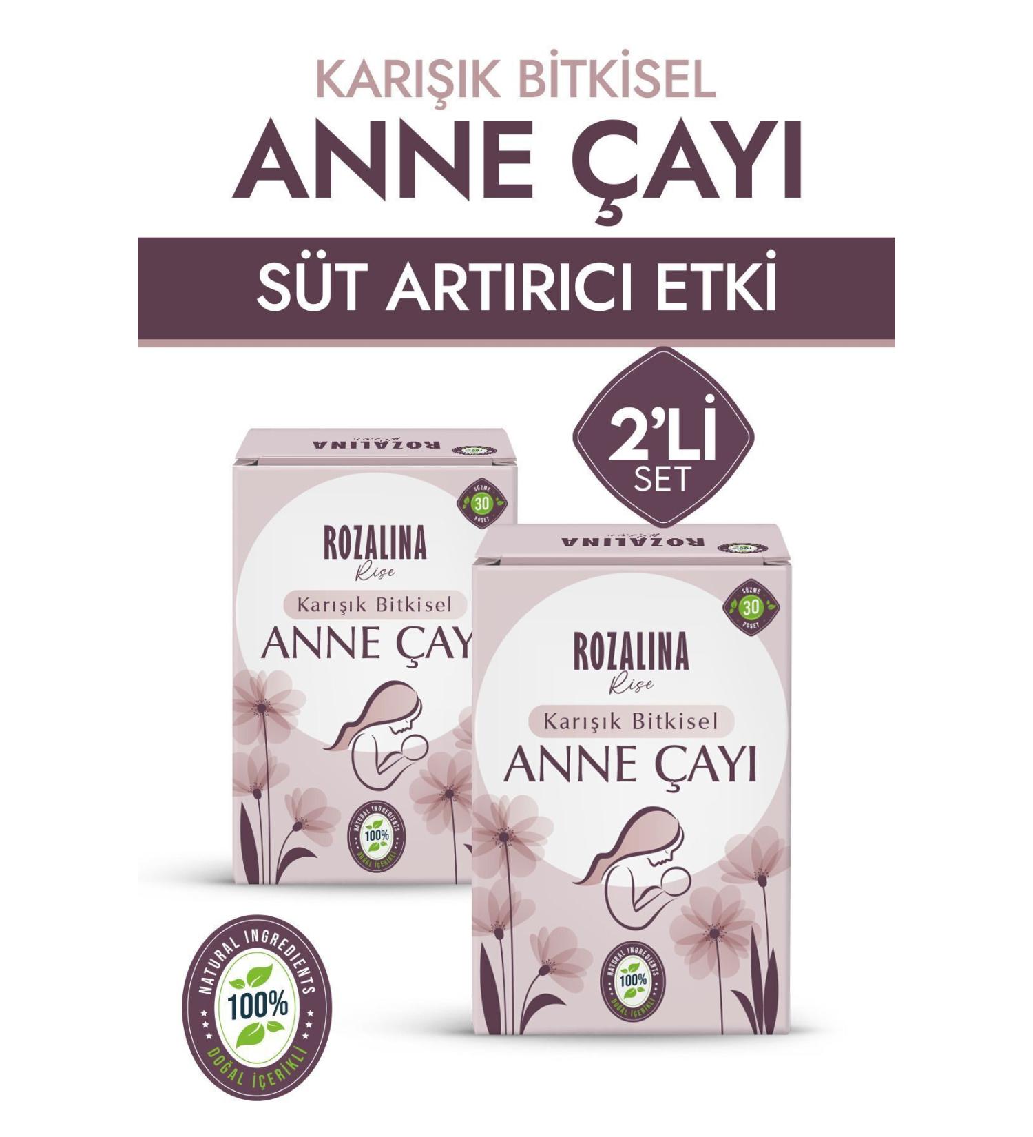 Rozalina Rise Milk-Increasing Carminative Mother Tea Herbal Mixture Herbal Tea for Breastfeeding Mothers (SET OF 2) - Buy Online on GoSupps.com