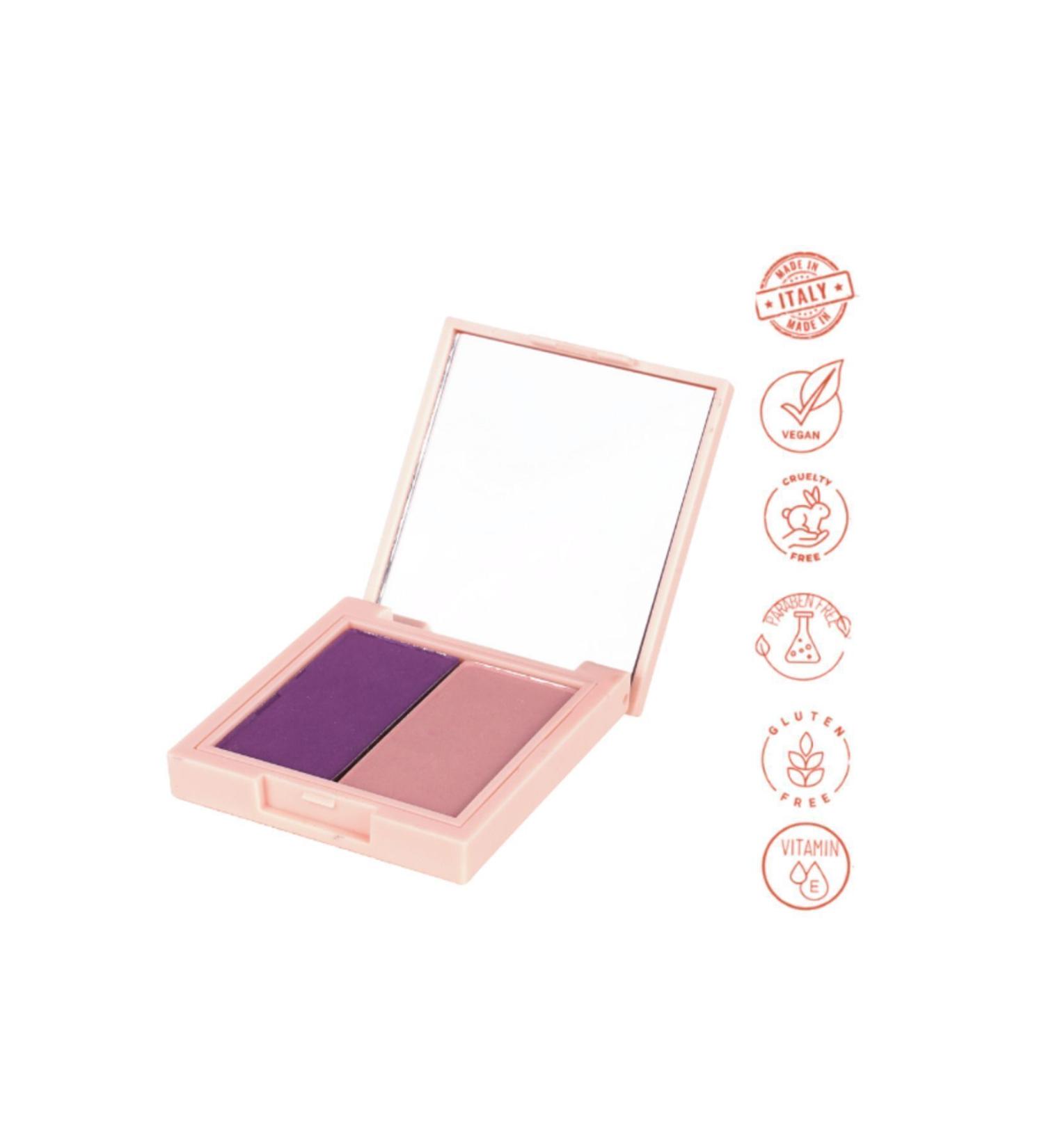 Dora Joy Eyeshadow Duo 06 Passionate Duo Eyeshadow Vegan Vitamin E - Buy Online on GoSupps.com