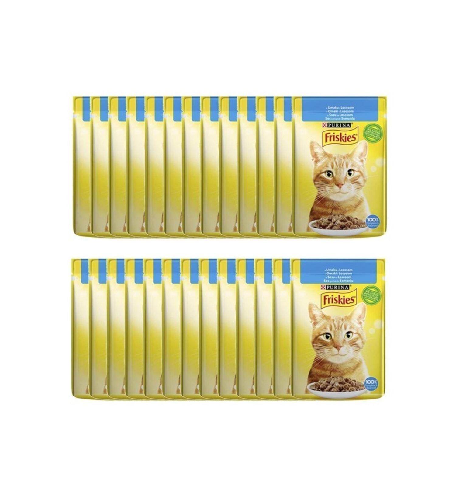 Friskies Friskies 85 Grams Salmon Cat Wet Food 26 Pieces